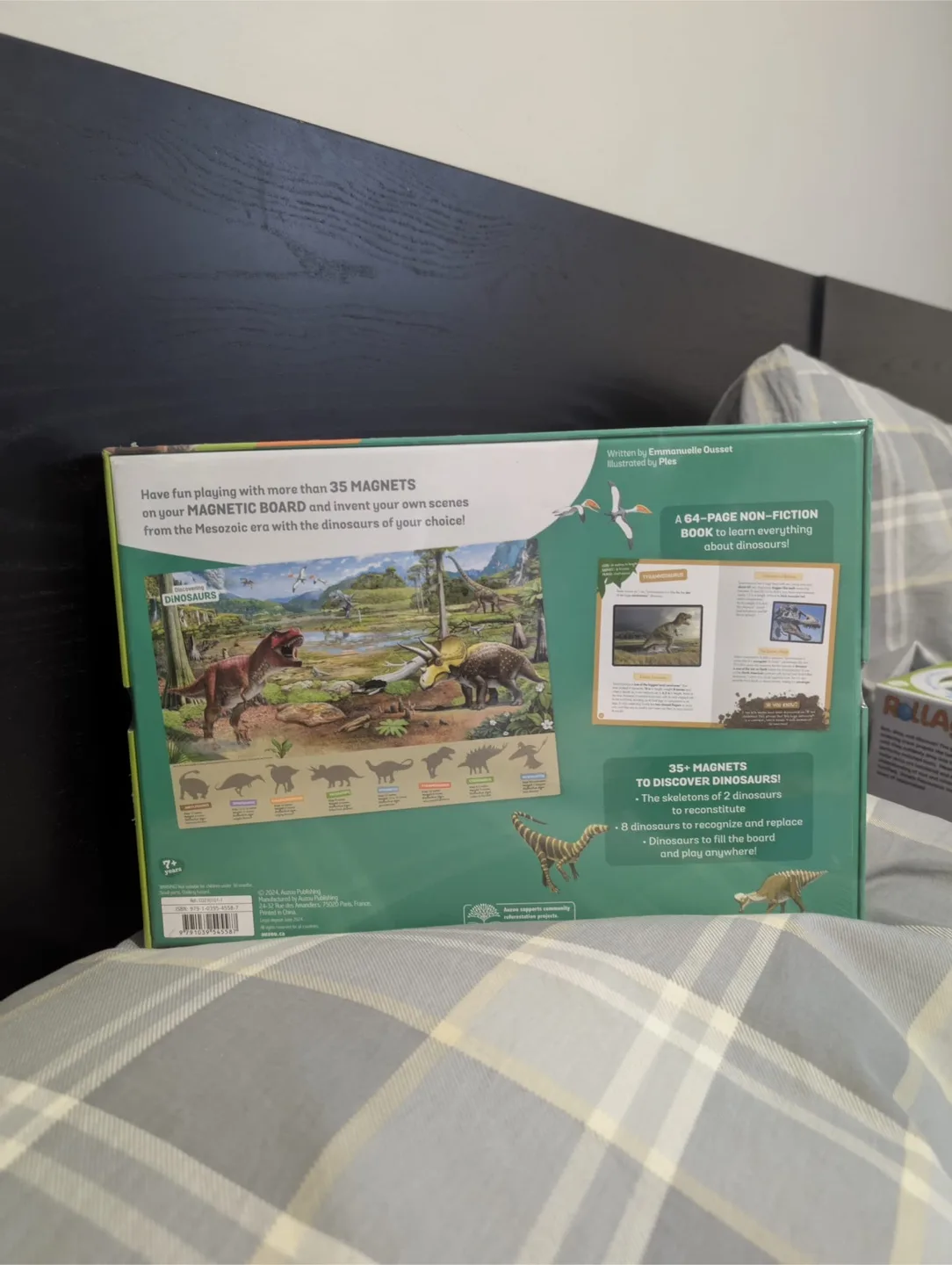 Discovering Dinosaurs Book with Magnetic Game Pieces image indicator(2)