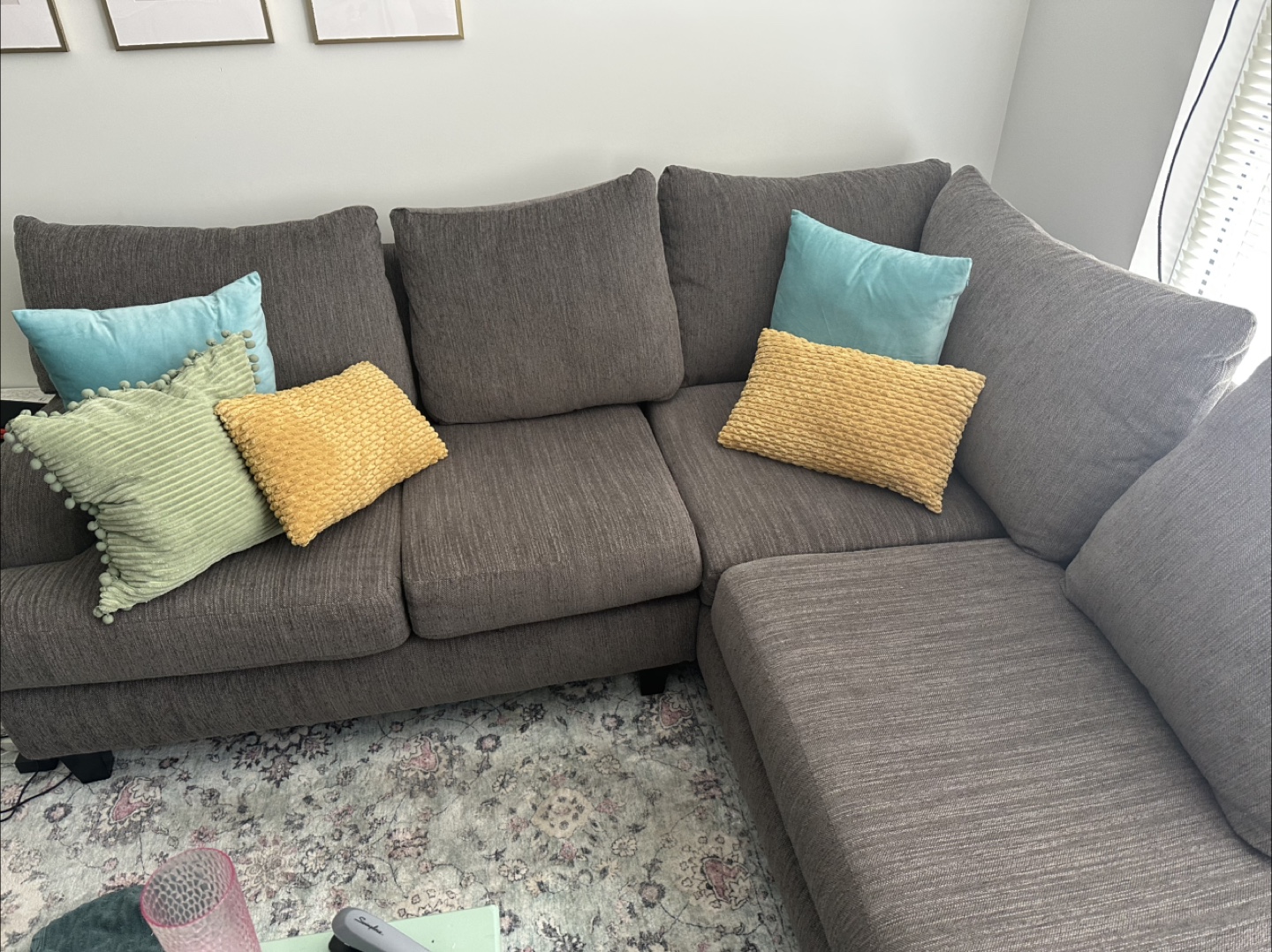 Sectional Sofa - Dark Grey