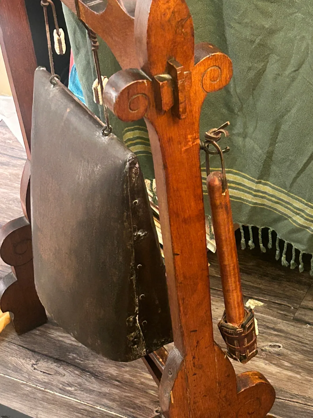 Antique Japanese temple bell image indicator(6)