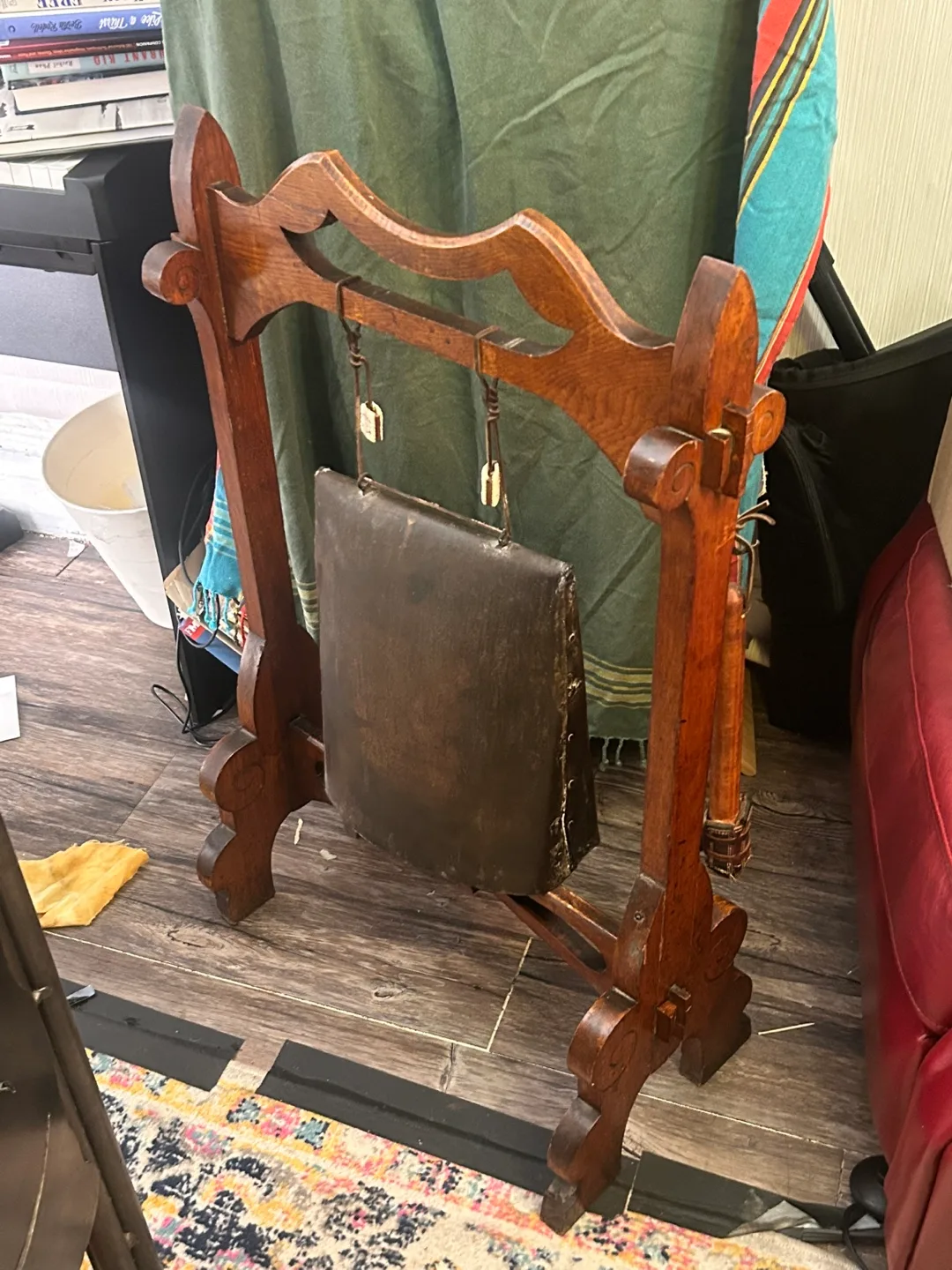 Antique Japanese temple bell image indicator(7)