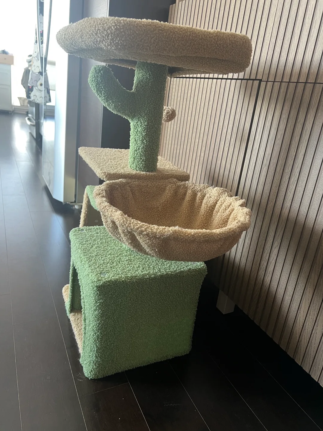 Cat Tree Cactus Style - Green & Beige image indicator(4)