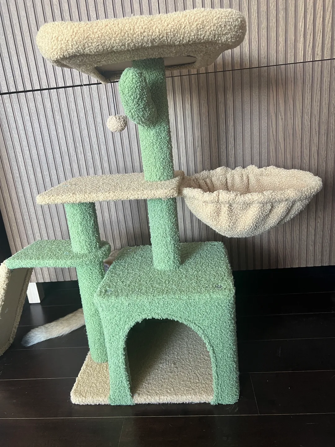 Cat Tree Cactus Style - Green & Beige image indicator(5)