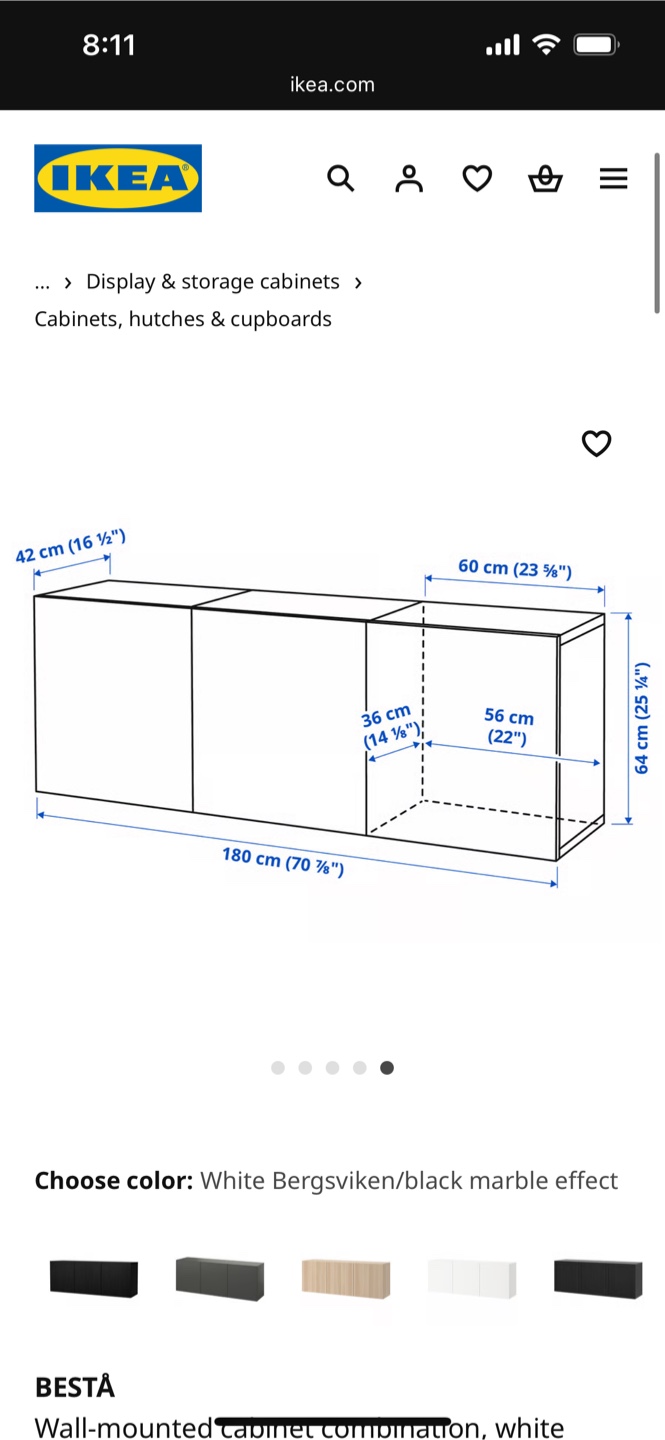 IKEA BESTA Tv Stand/Cabinet/Sideboard/Console - photo 5