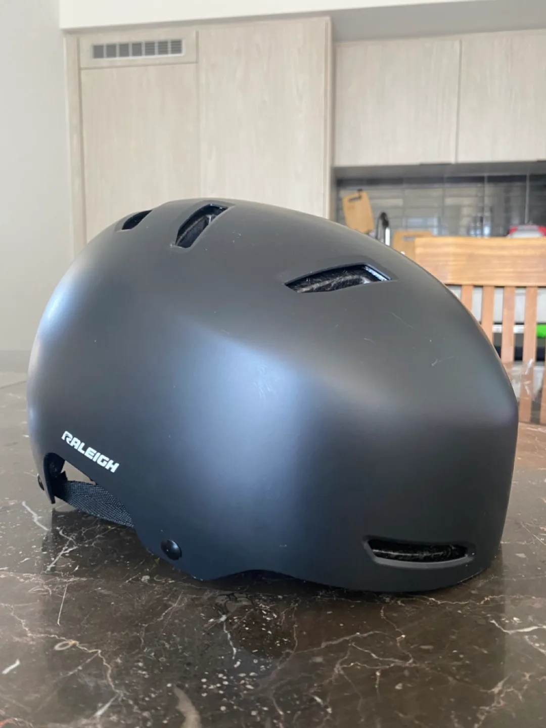 Raleigh Adult Black Bike Helmet thumbnail