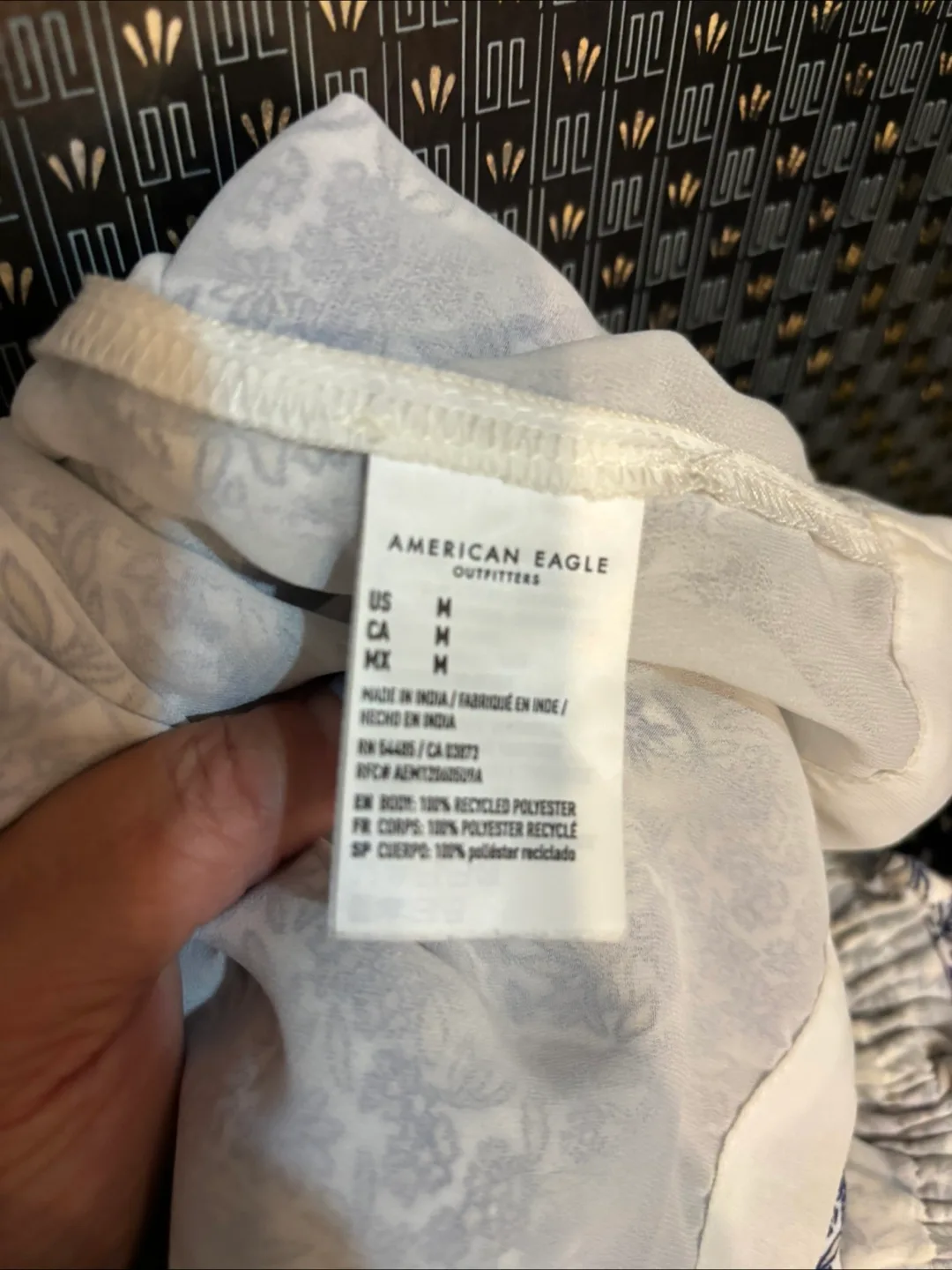 American Eagle Floral Blouse - Size M image indicator(4)