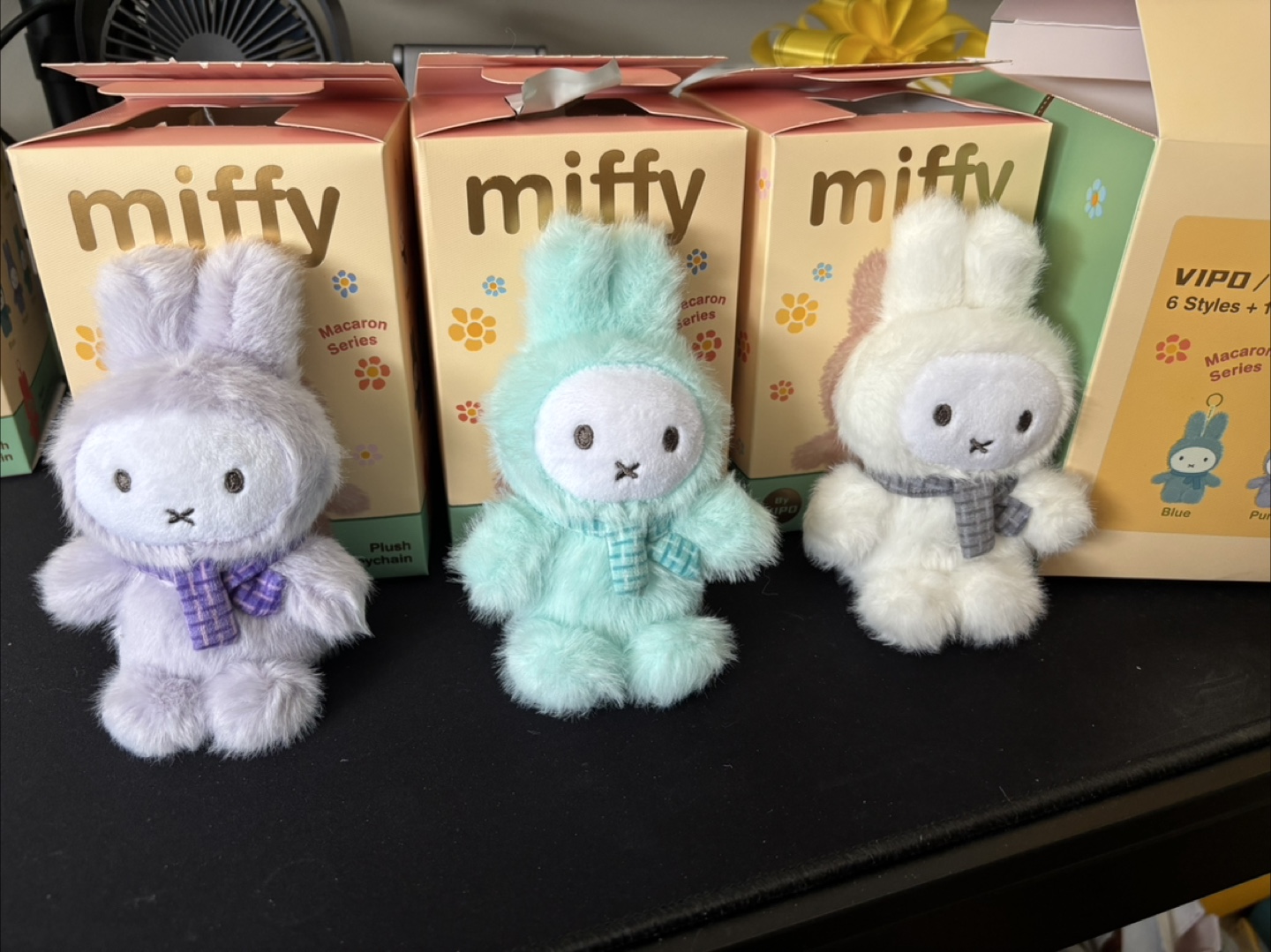 Miffy Macaron Series Plush Keychain