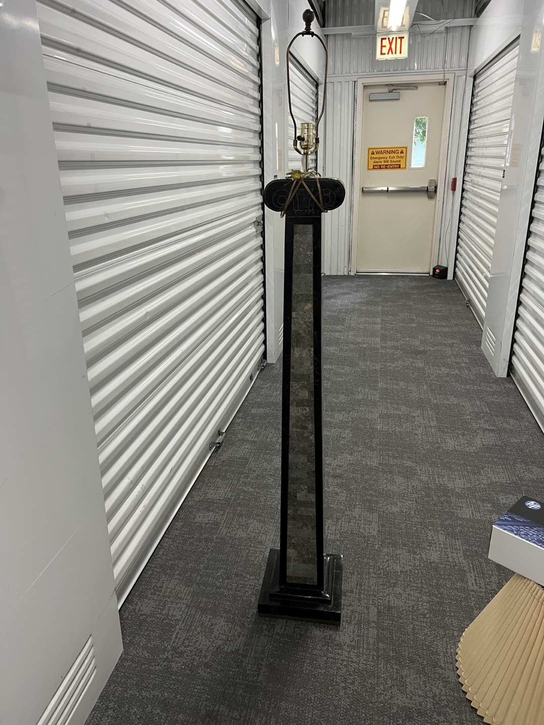 Antique Column Marble Floor Lamp