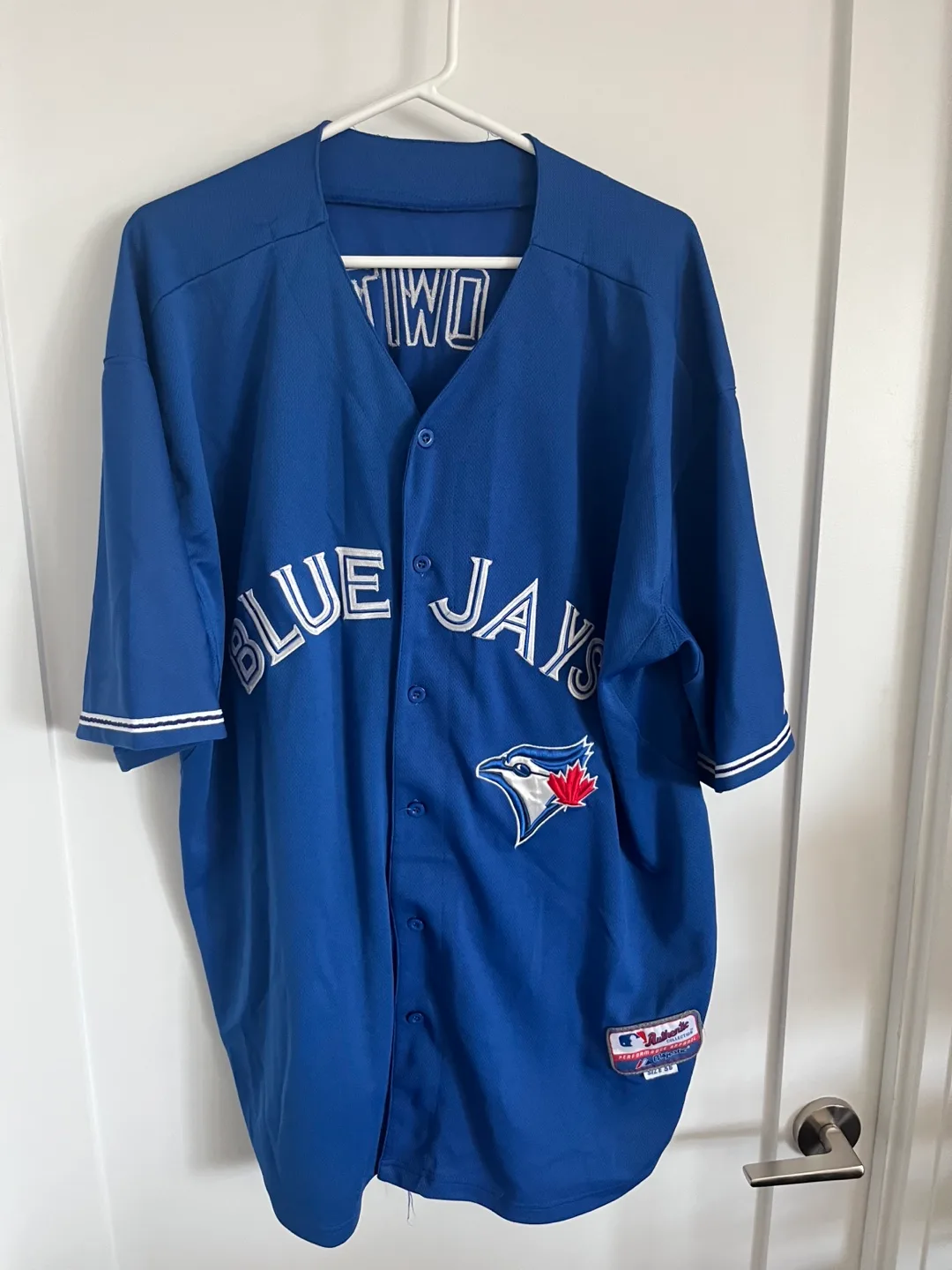 Blue Jays Tulowitzki #2 Majestic Jersey, Size 56 thumbnail