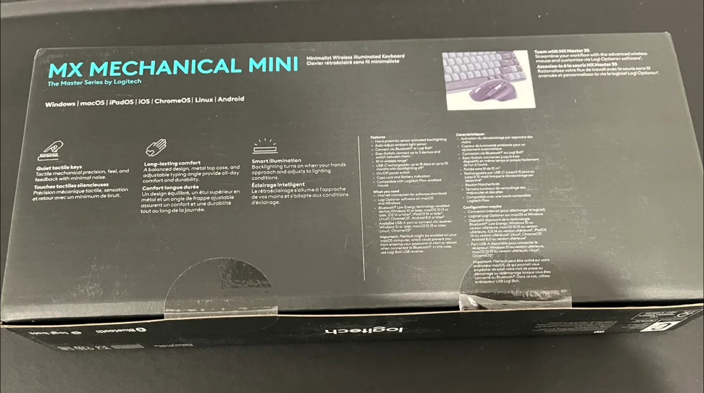 Logitech MX Mechanical Mini - Tactile Quiet image indicator(2)