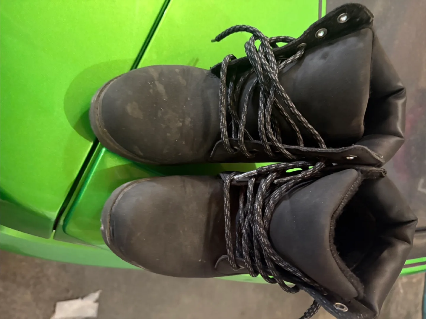 Black Tucker Boots - Size 6 thumbnail