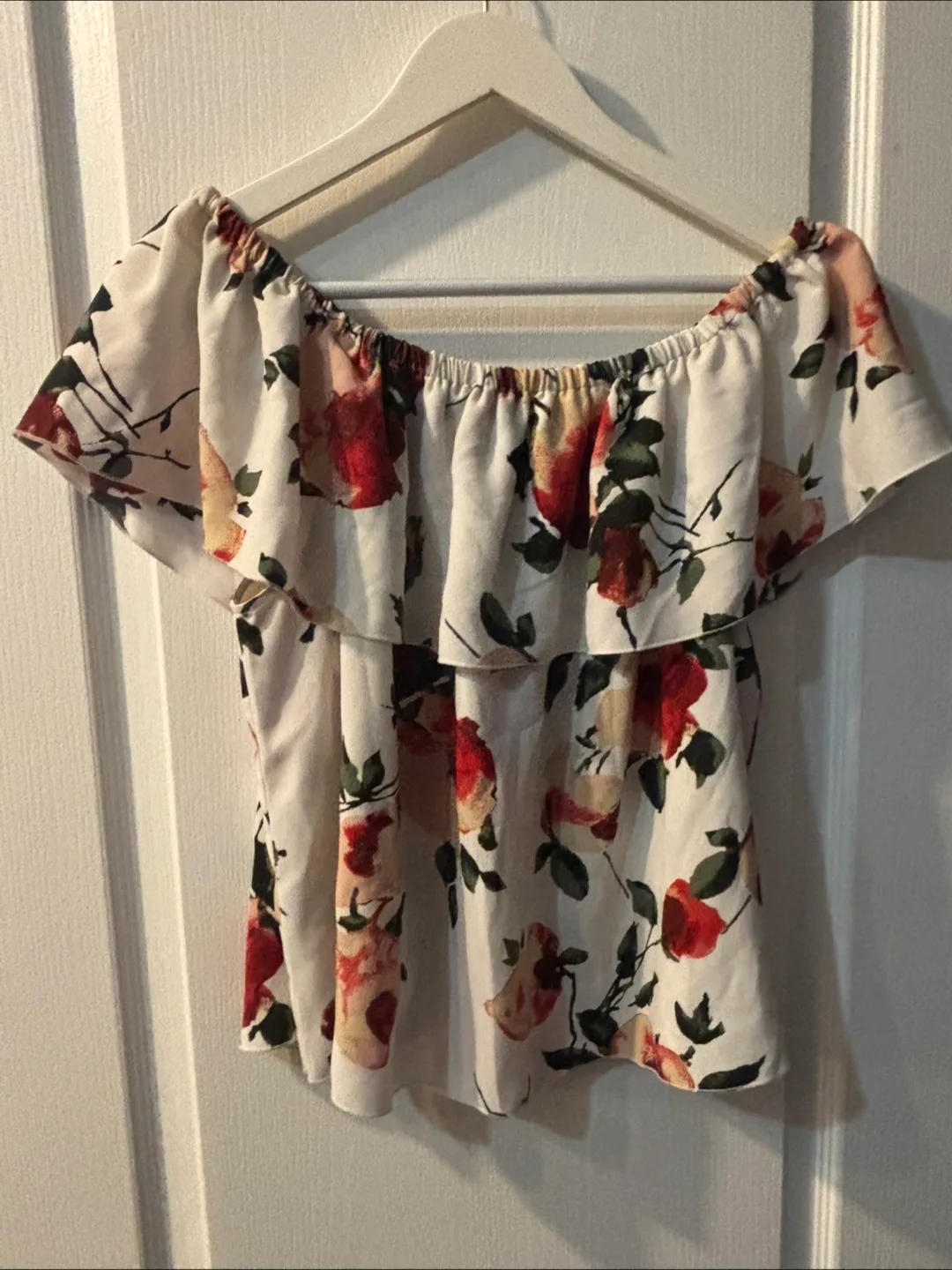 Wilfred Floral Off-the-Shoulder Blouse - Size M thumbnail