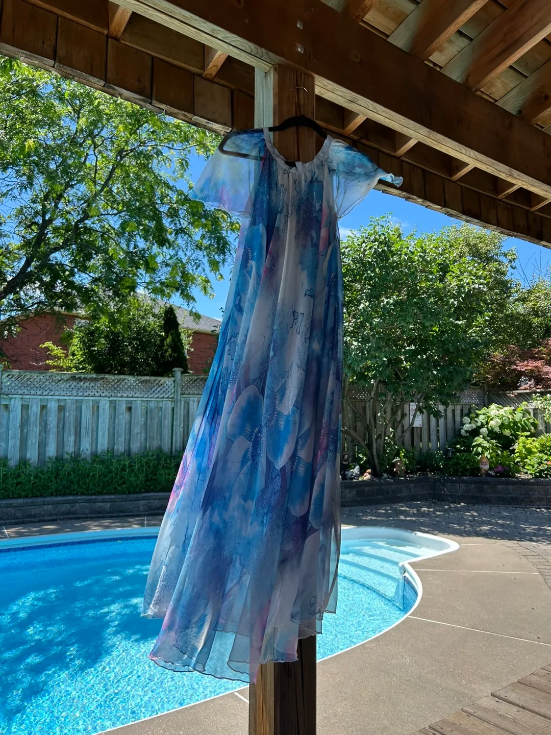 Floral Chiffon Maxi Dress thumbnail