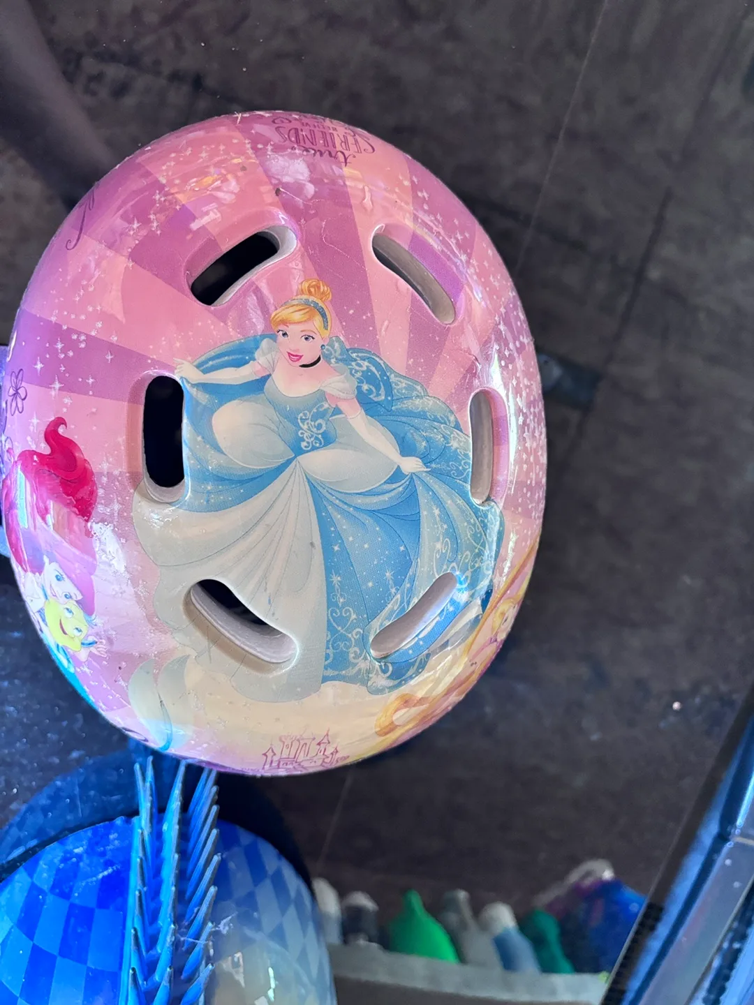 Disney Princess and Pirate Bike Helmet thumbnail