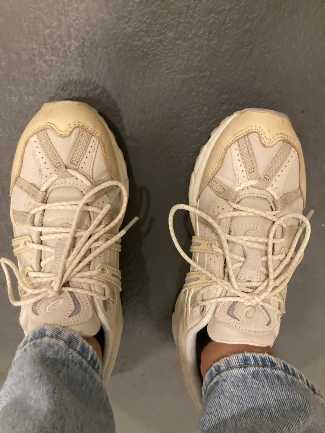 Asics Gel-1090 Cream/White Sneakers thumbnail