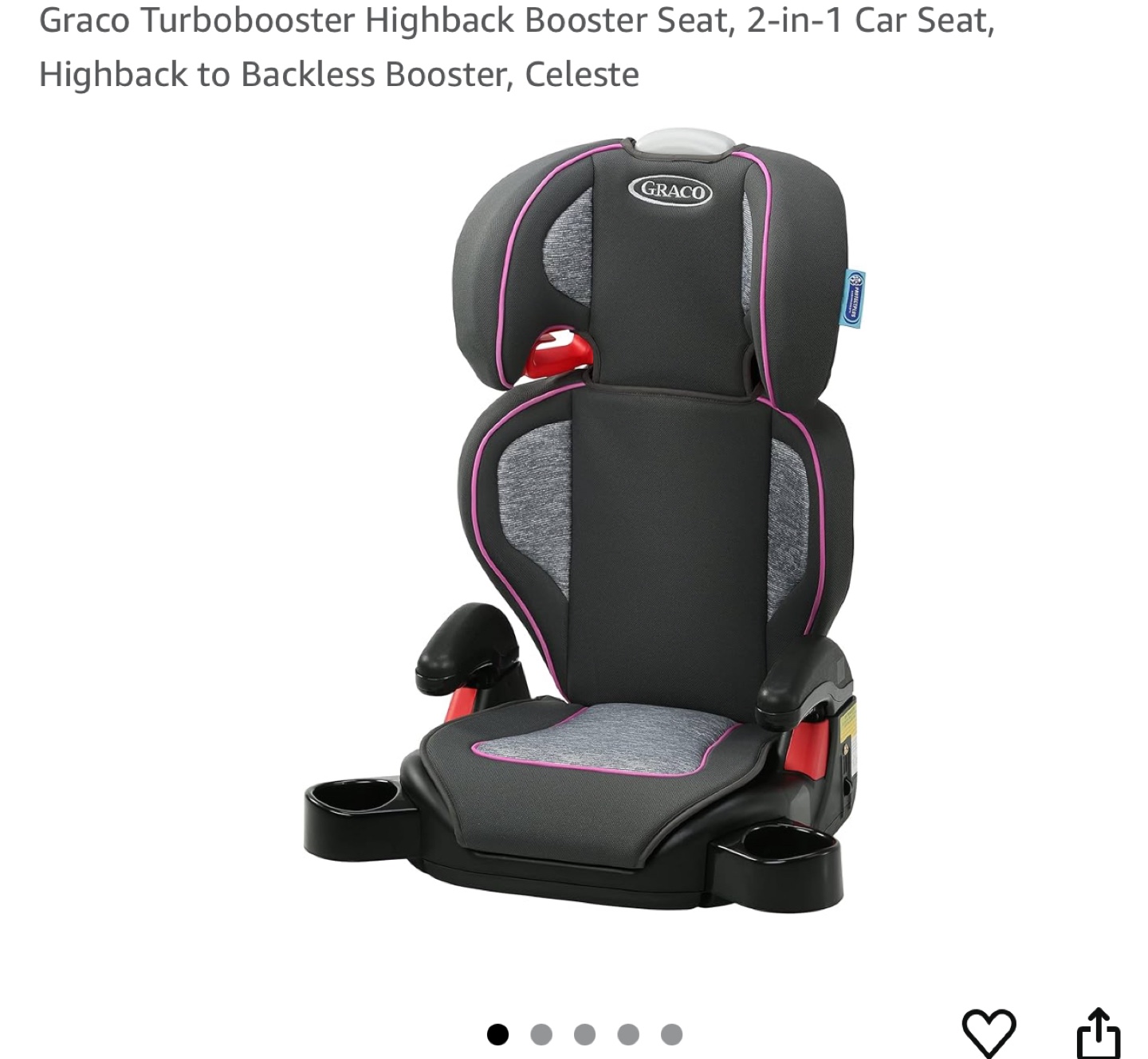 Graco TurboBooster Highback 2-in-1 Car Seat