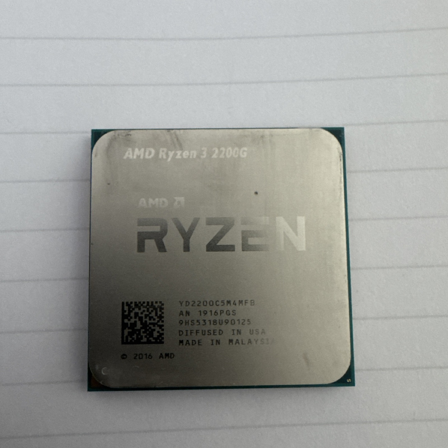 AMD Ryzen 3 2200G Processor