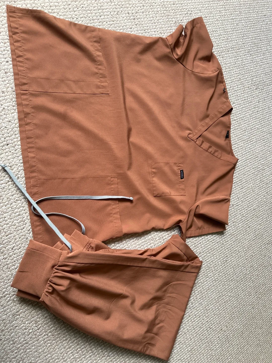 ViaoLi Scrub Set - Brown, Size Large thumbnail