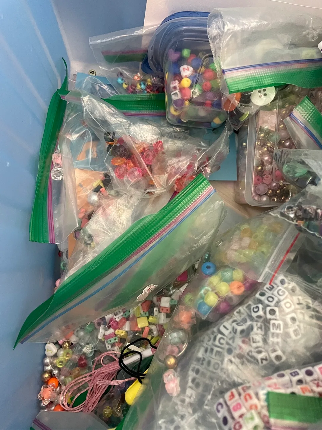 Large Craft Bead Lot thumbnail