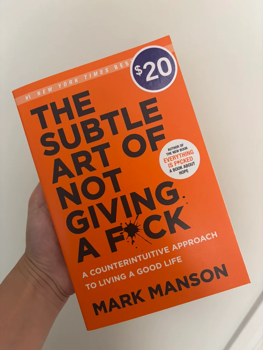 The Subtle Art of Not Giving a F*ck by Mark Manson thumbnail