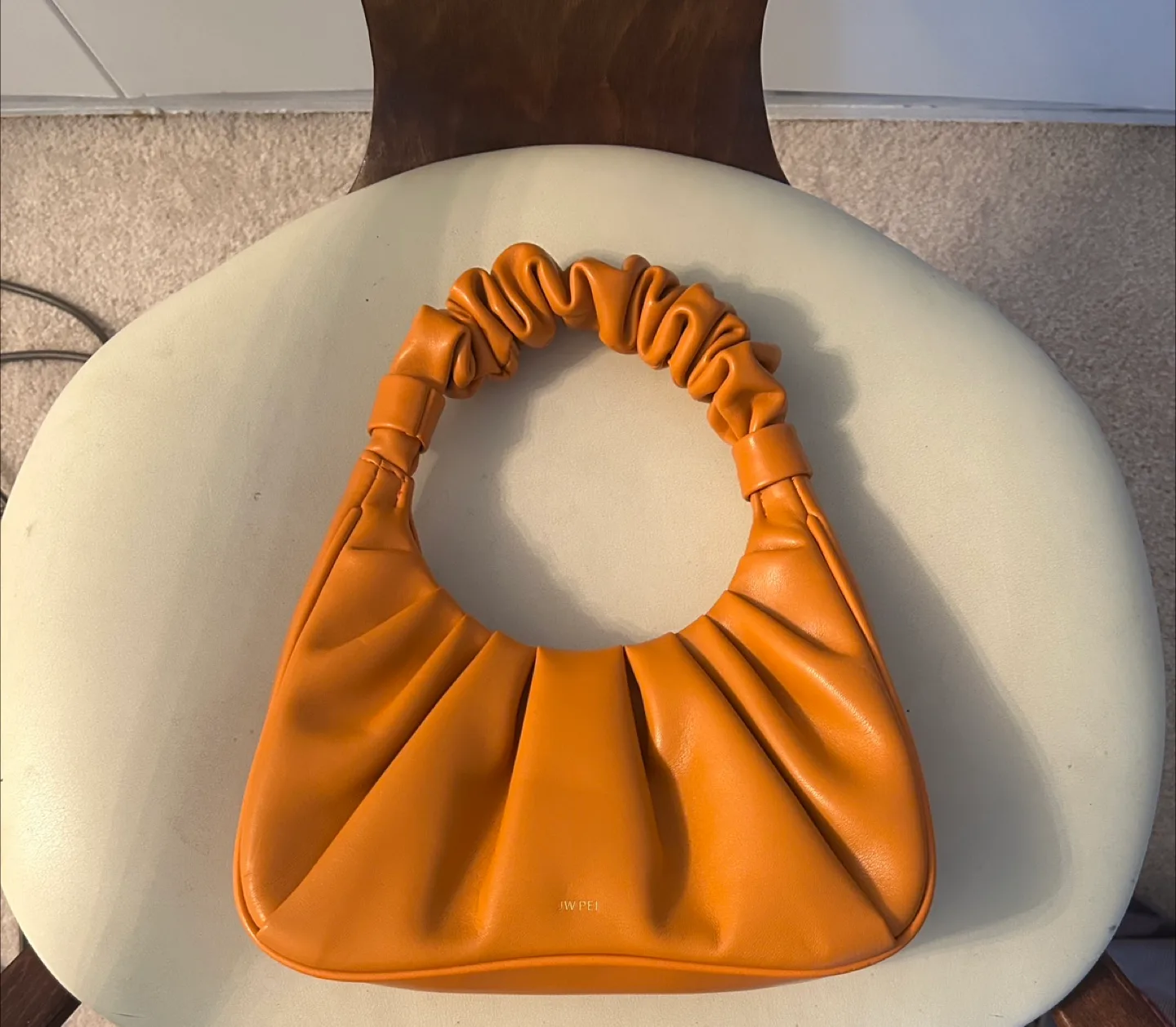 JW Pei Gabbi Ruched Hobo Bag - Orange image indicator(2)