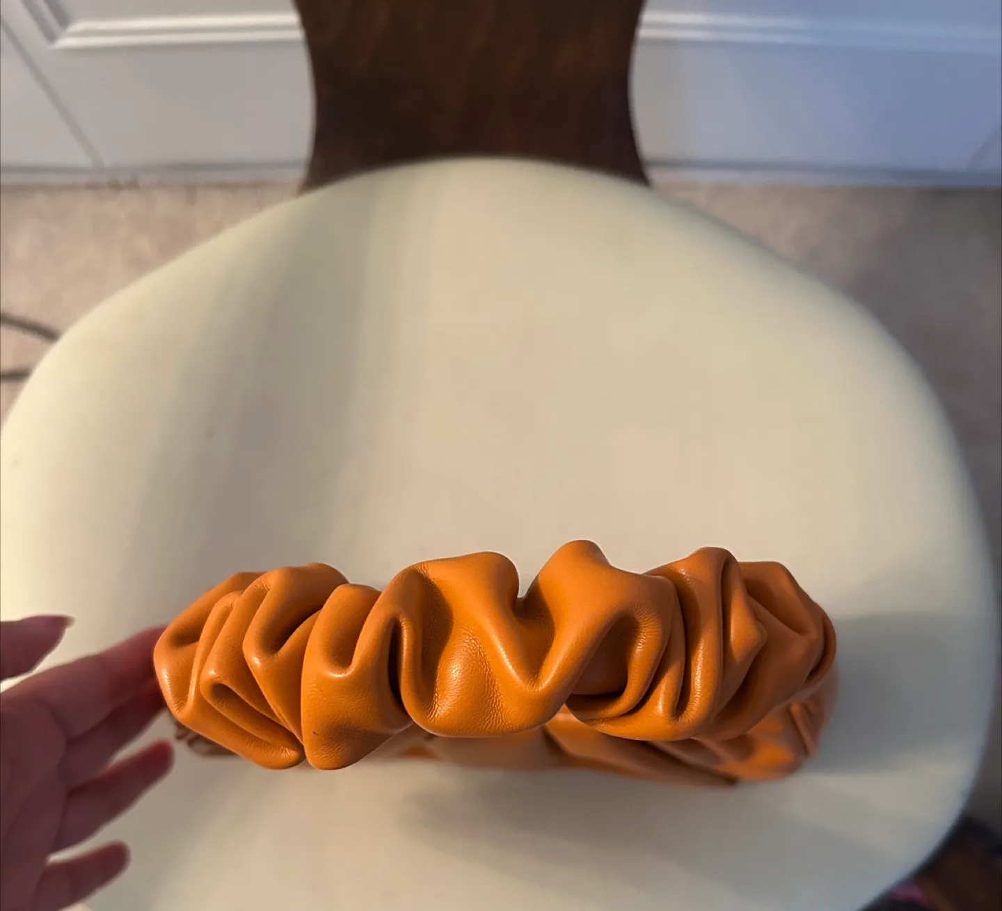 JW Pei Gabbi Ruched Hobo Bag - Orange image indicator(4)