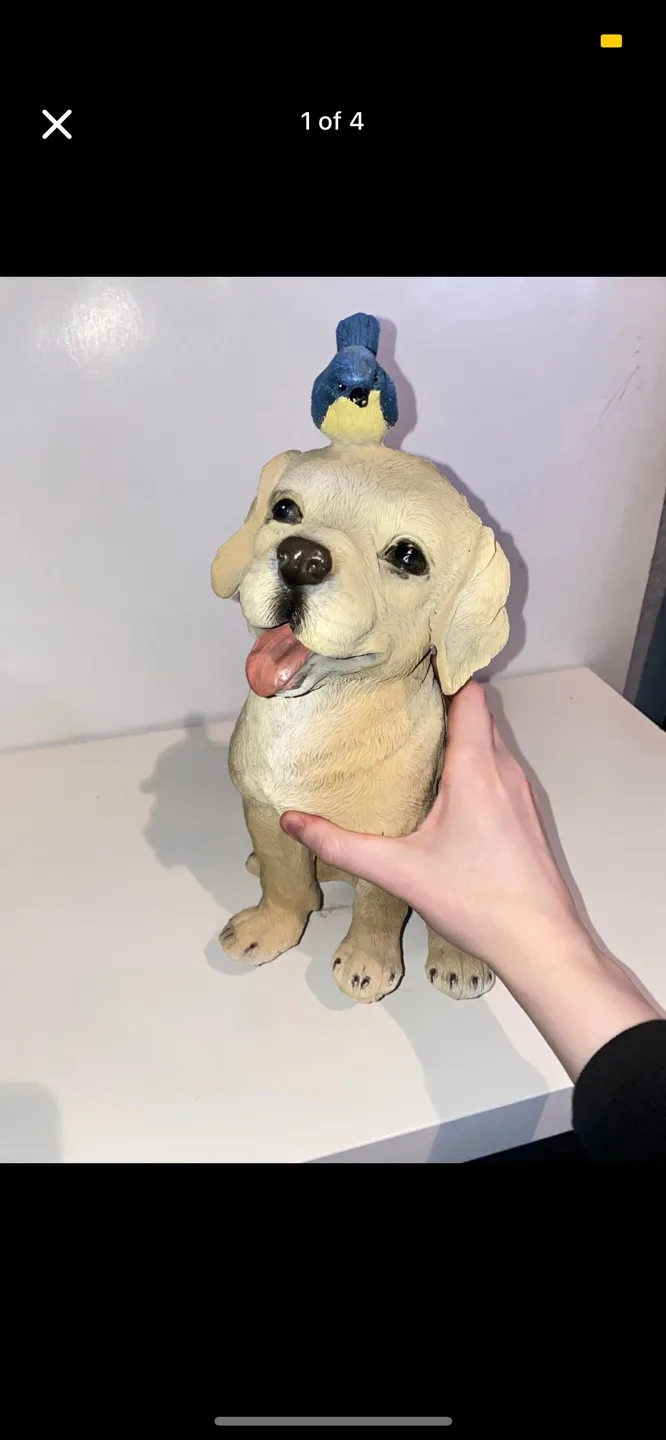Golden Retriever Garden Statue thumbnail