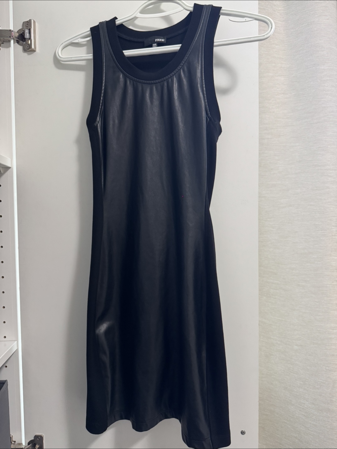 Wilfred Free Black Faux Leather Dress
