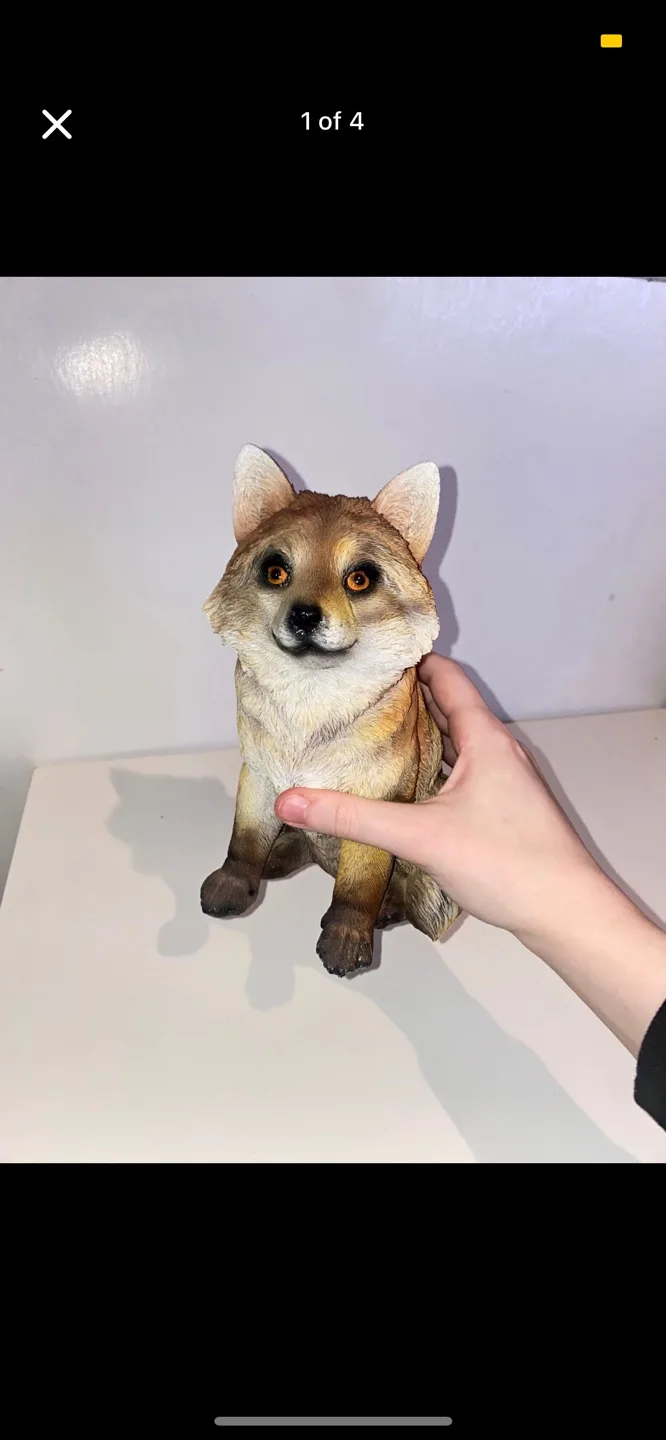 Mini Fox Garden Staute thumbnail