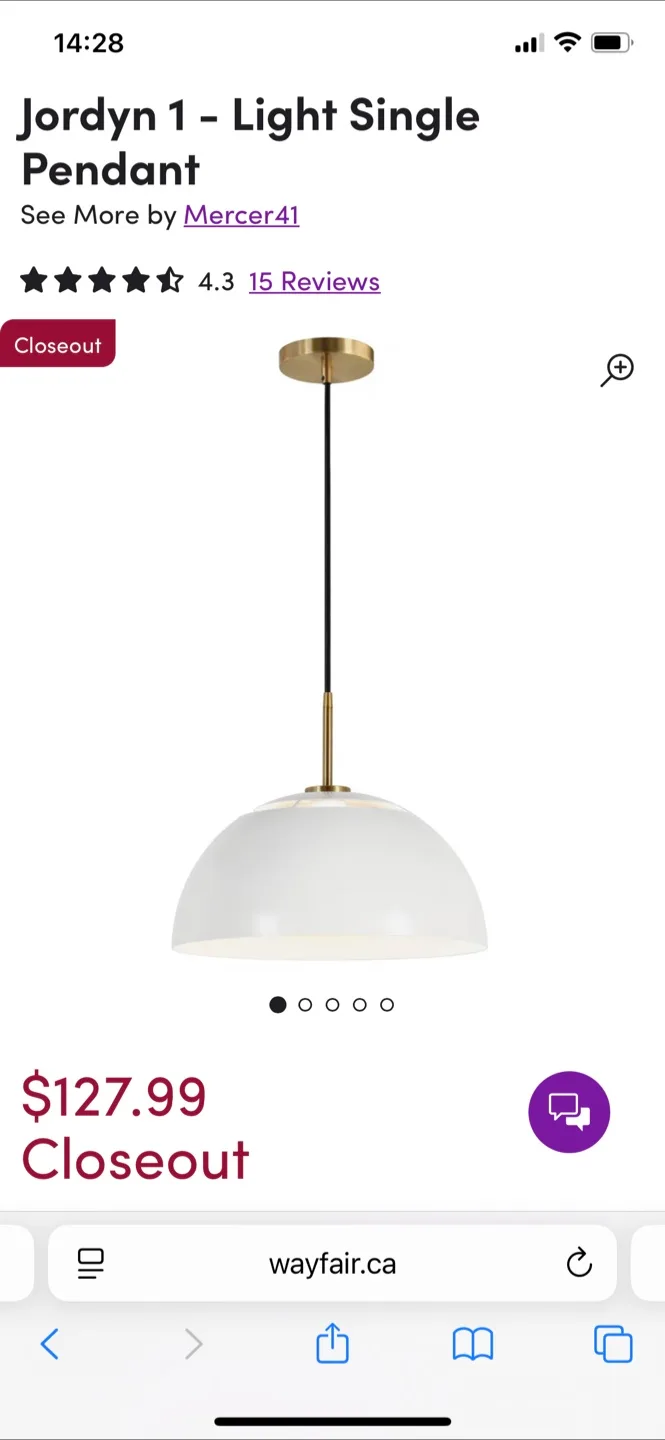 Brand new pendant light thumbnail