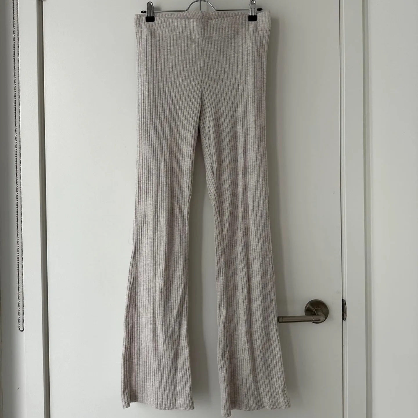 H&M Ribbed Knit Flare Pants thumbnail