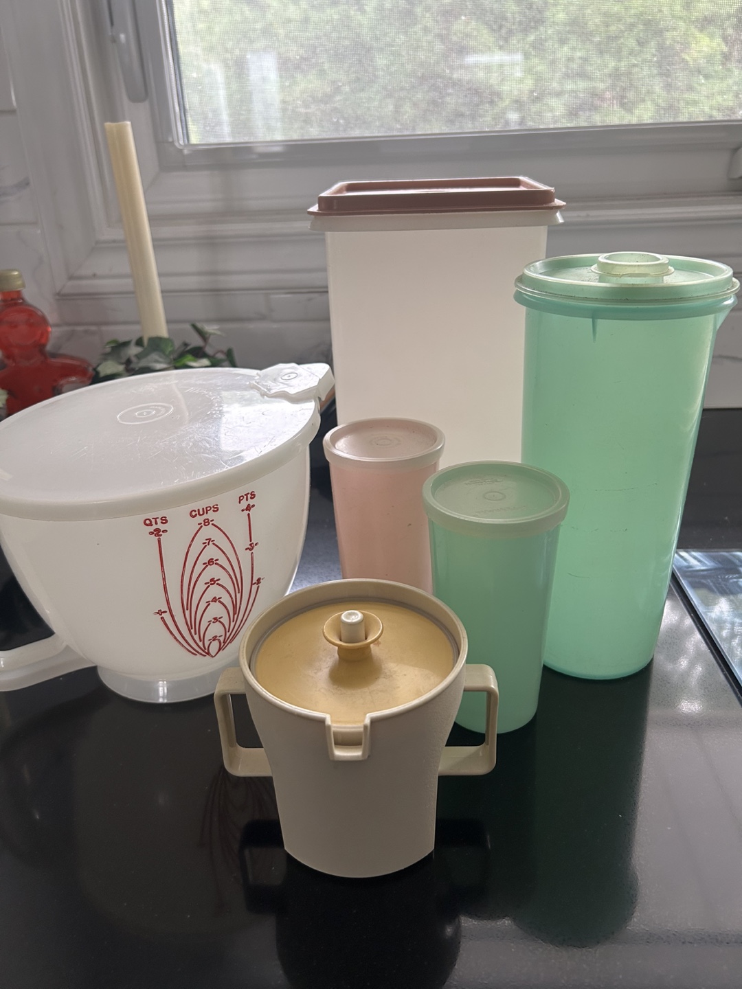 Tupperware Set - Vintage Kitchen Storage