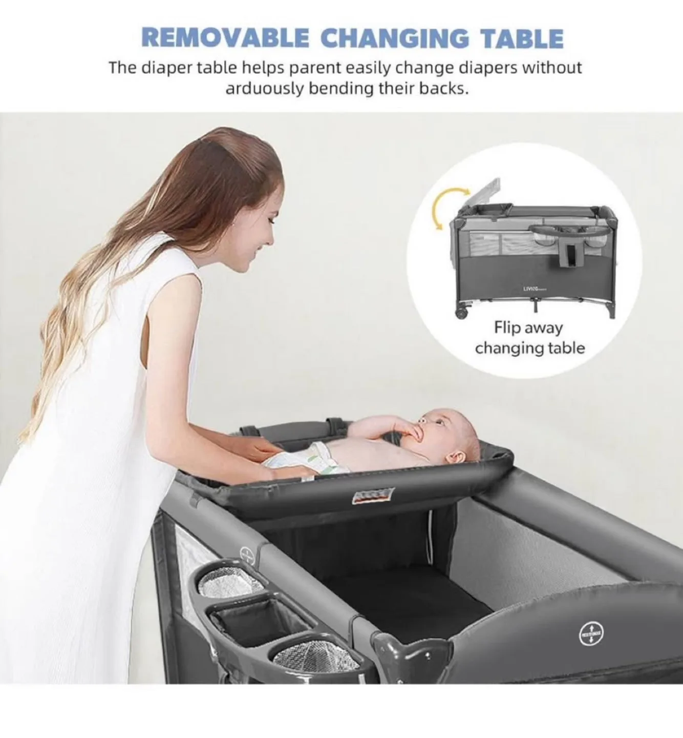 Living basic 3-in-1 bassinet with FREE mattress image indicator(5)