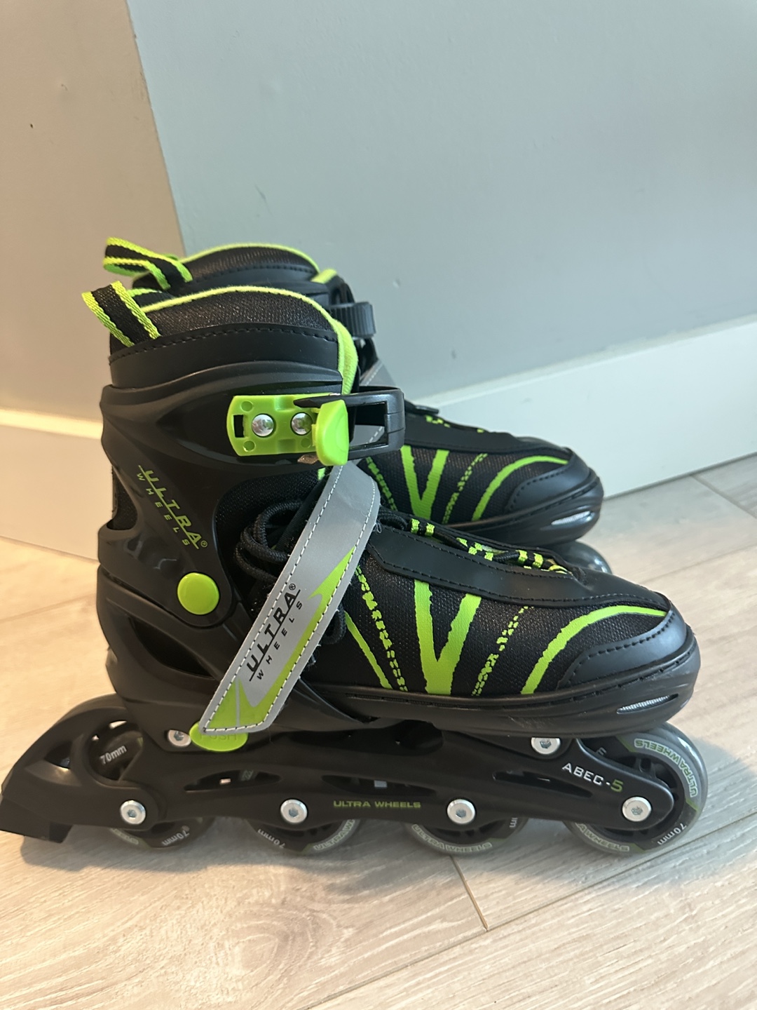 Ultra Wheels Inline Skates for kids - Black & Green