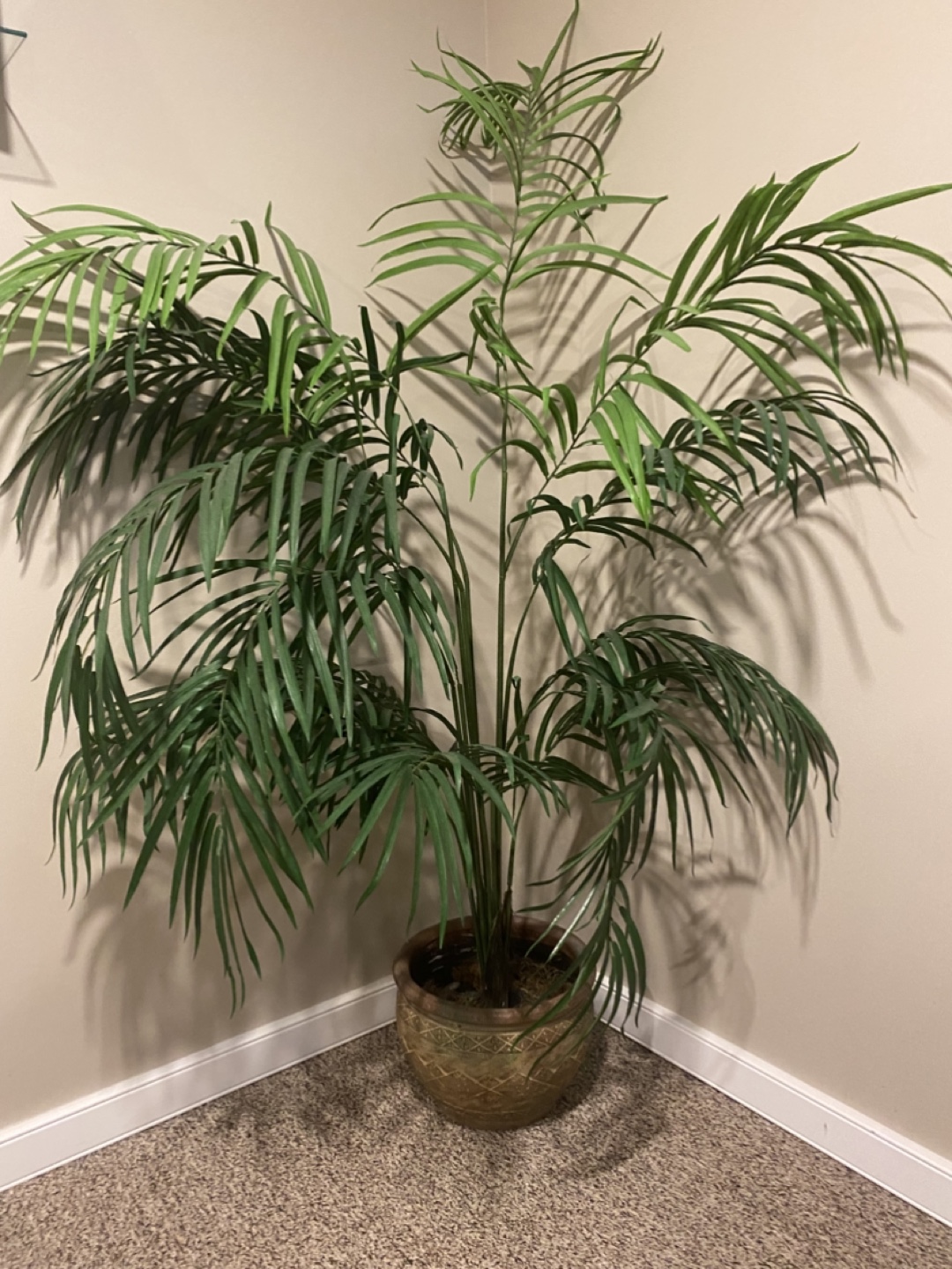 Potted Artificial Palm Tree