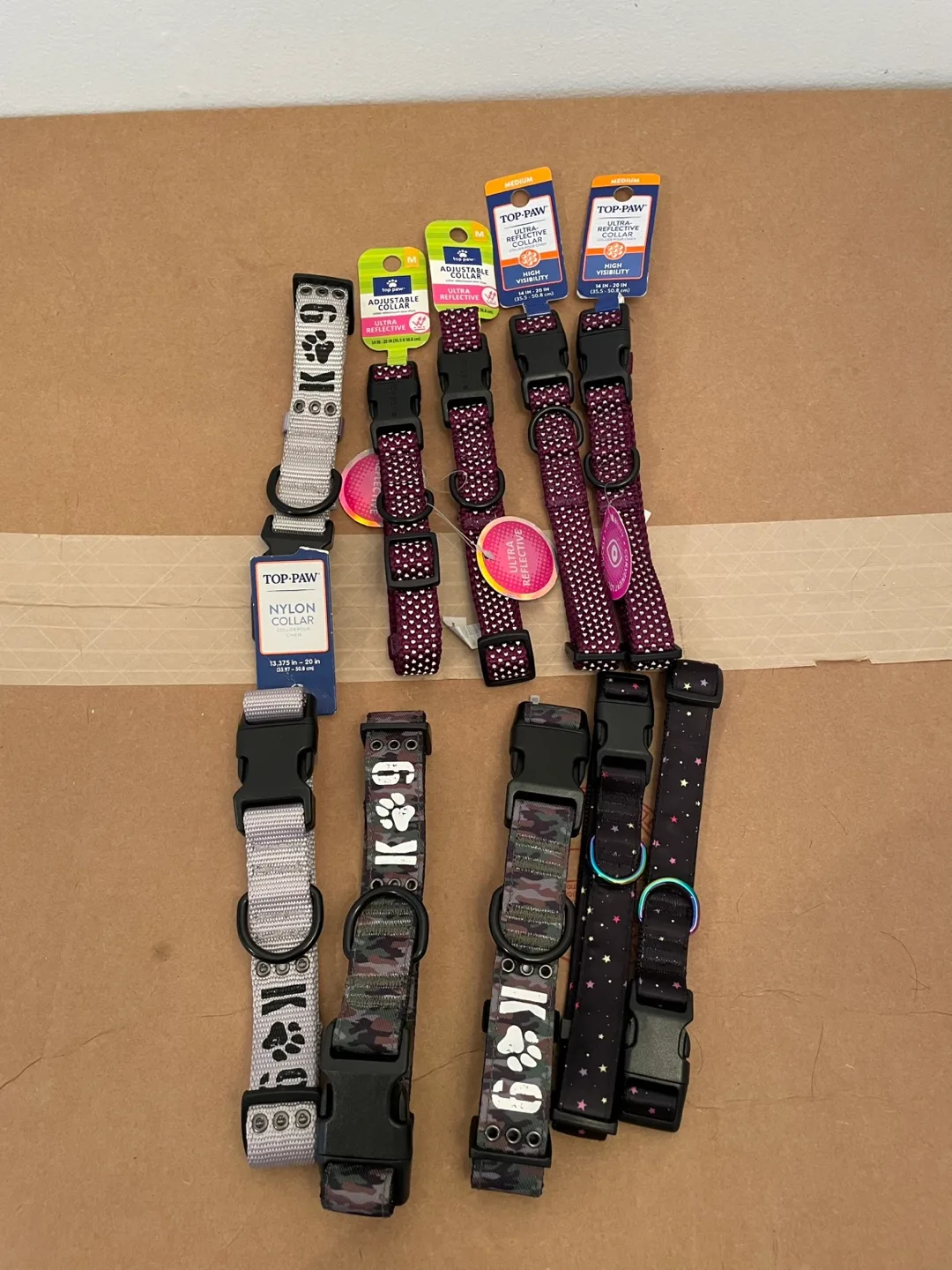 Brand New Medium Dog Collars Lot thumbnail