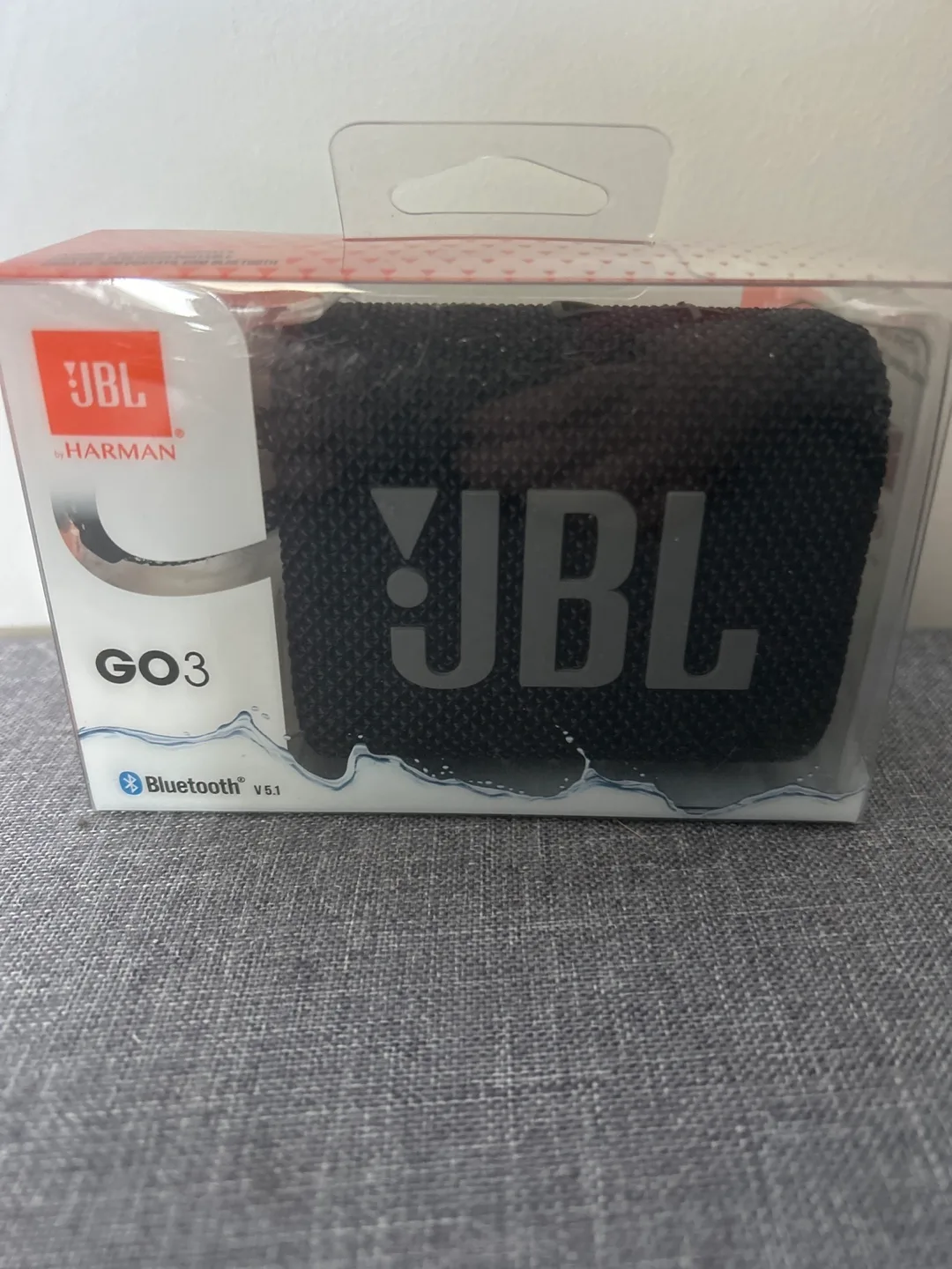 New JBL Go 3 Portable Bluetooth Speaker - Black thumbnail