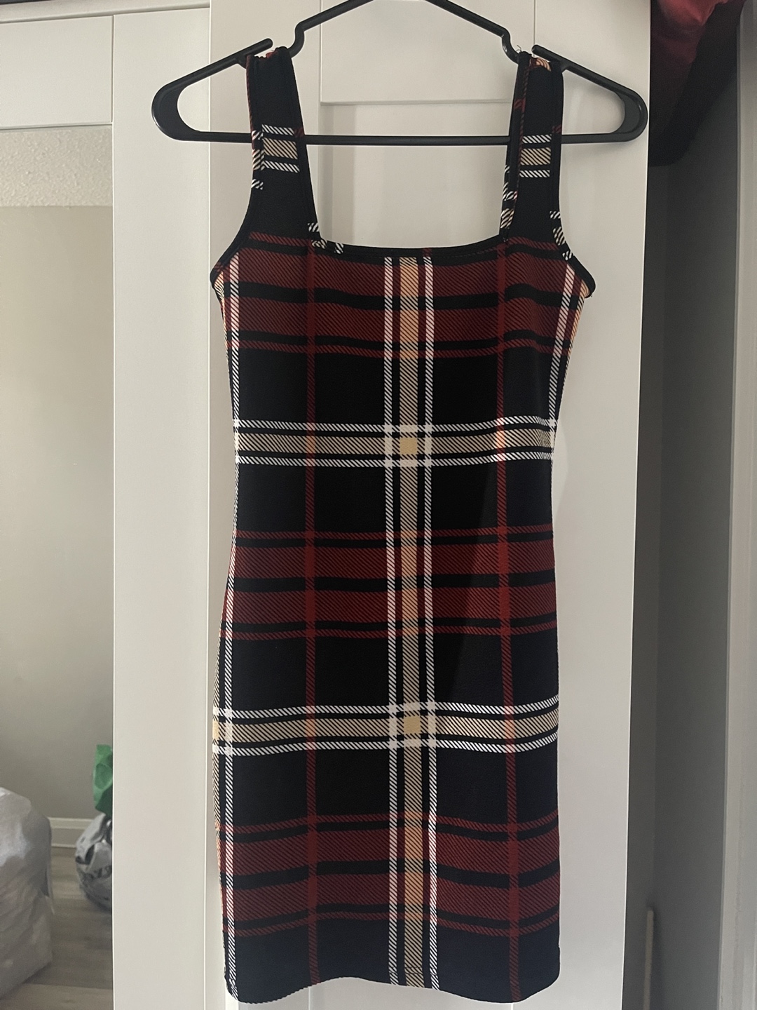 SHEIN ESSNCE Plaid Mini Dress - photo 2