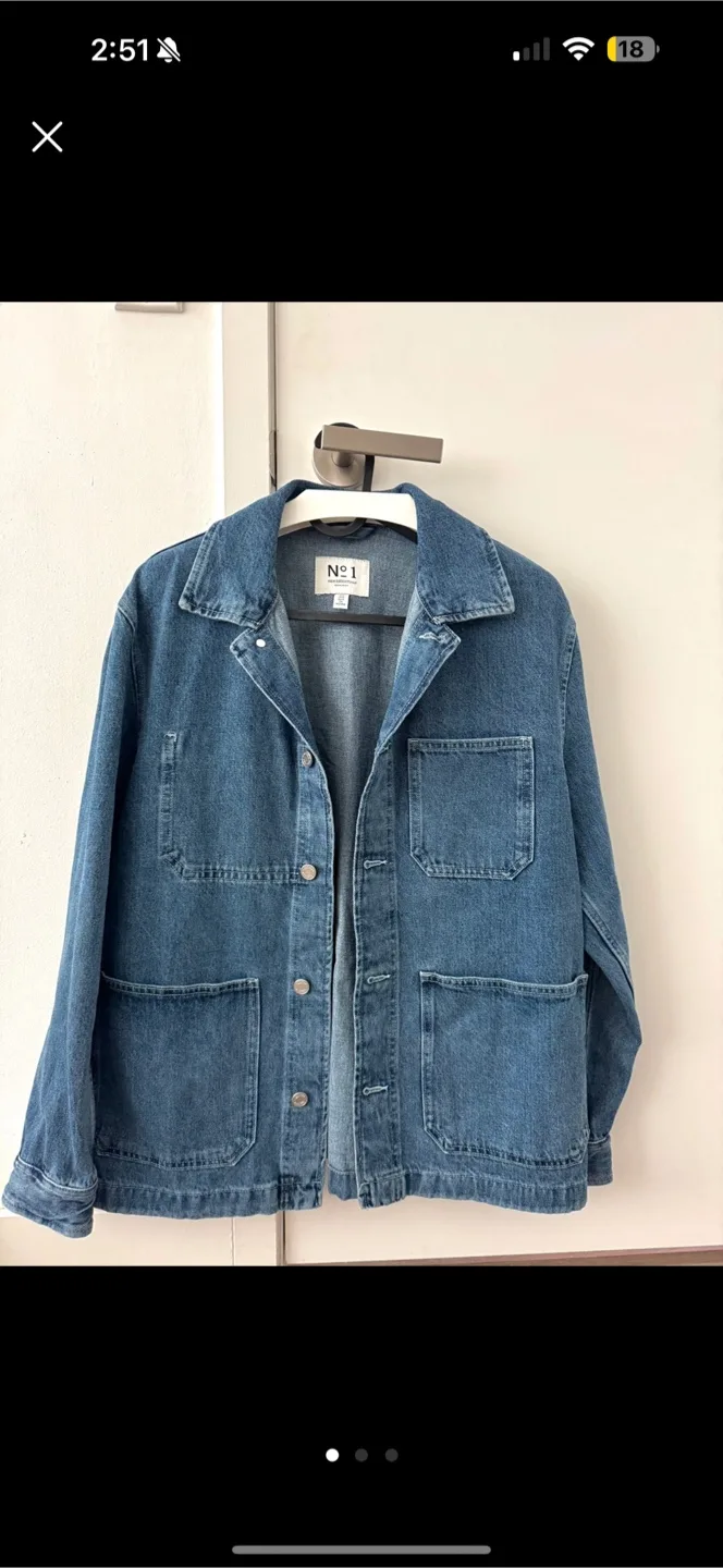 H&M Essentials Denim Jacket - Size M thumbnail