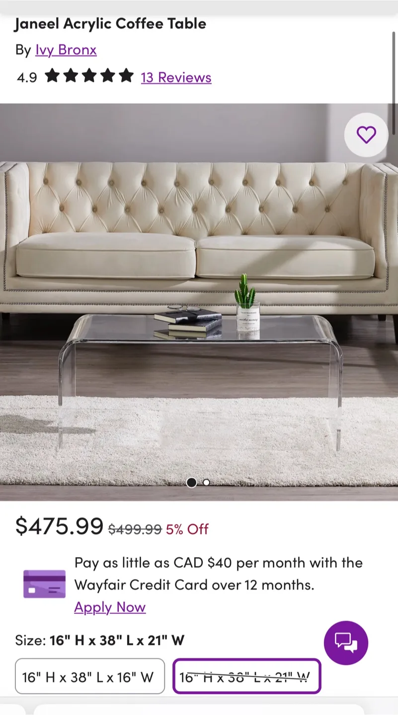 Acrylic Coffee Table image indicator(2)