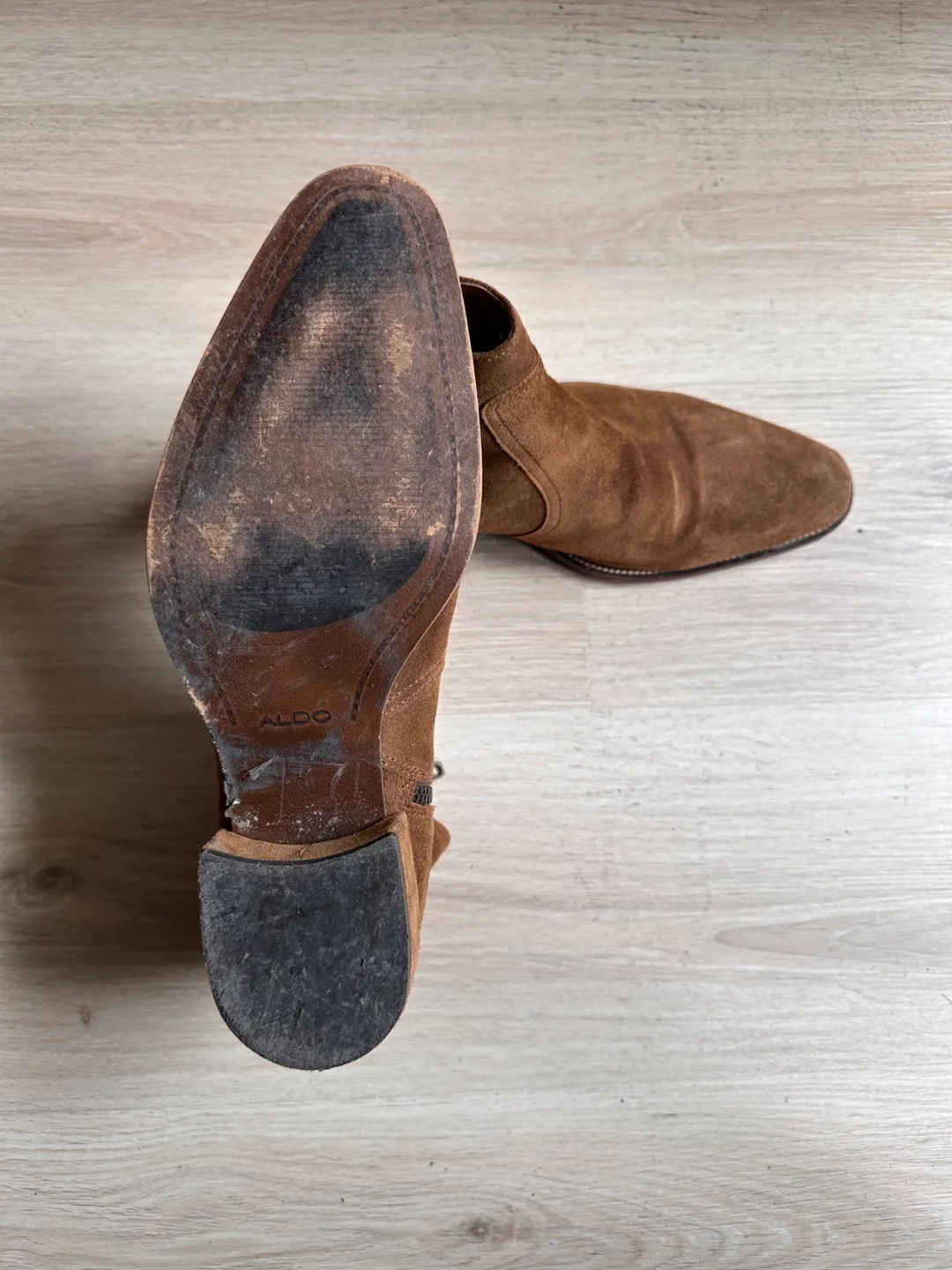 Aldo Brown Suede Men’s Ankle Boots image indicator(5)