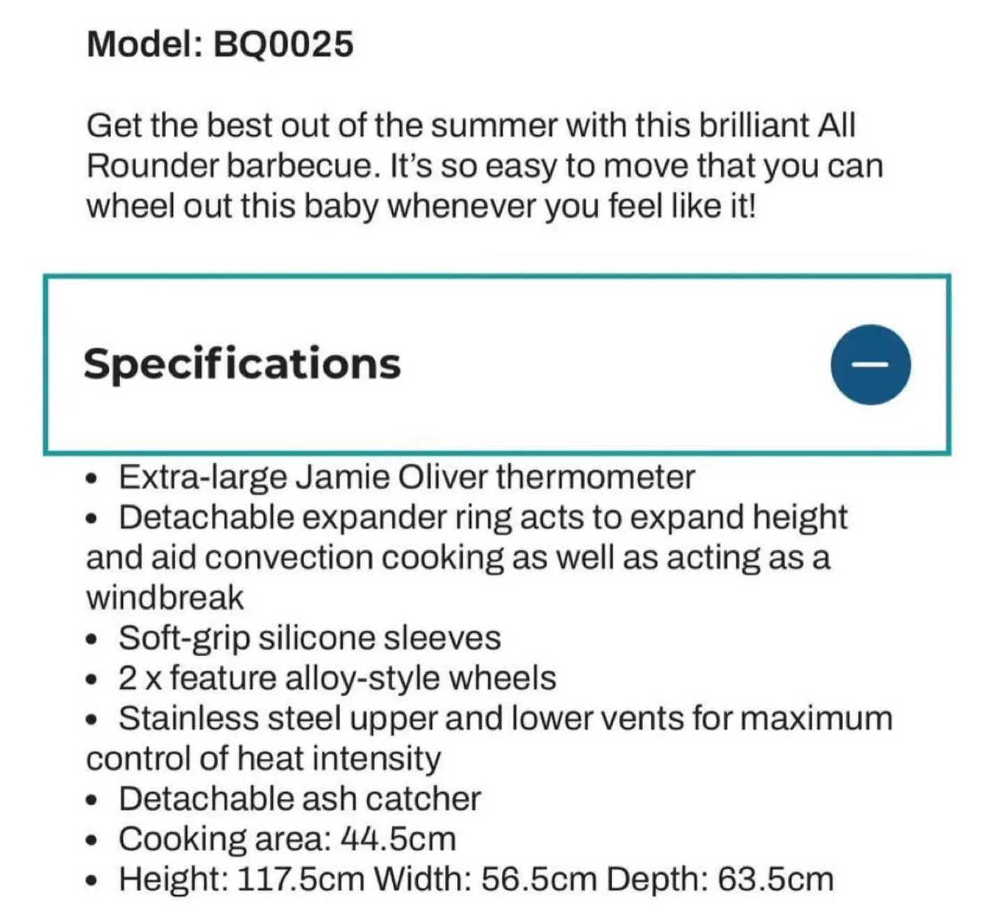 JAMIE OLIVER BBQ/Grill, brand new image indicator(5)