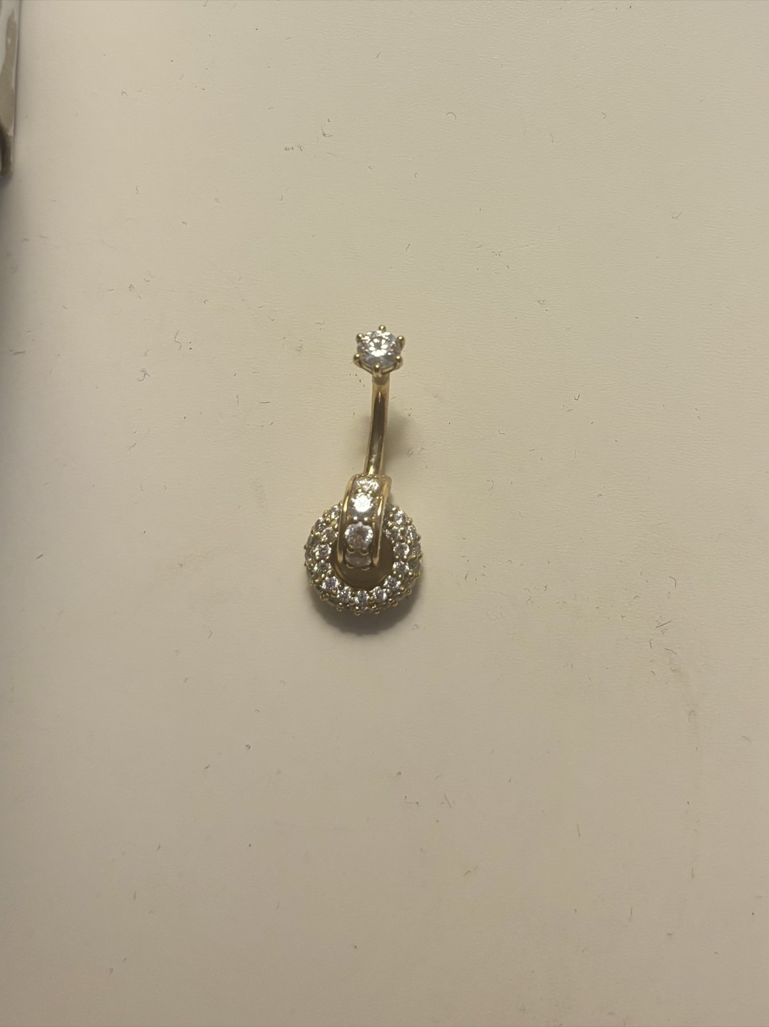 Jolie Co. Belly Button Rings with dome charm