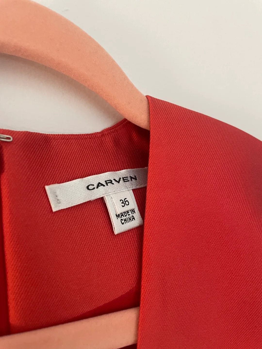 Carven Red Dress - Size 36 thumbnail