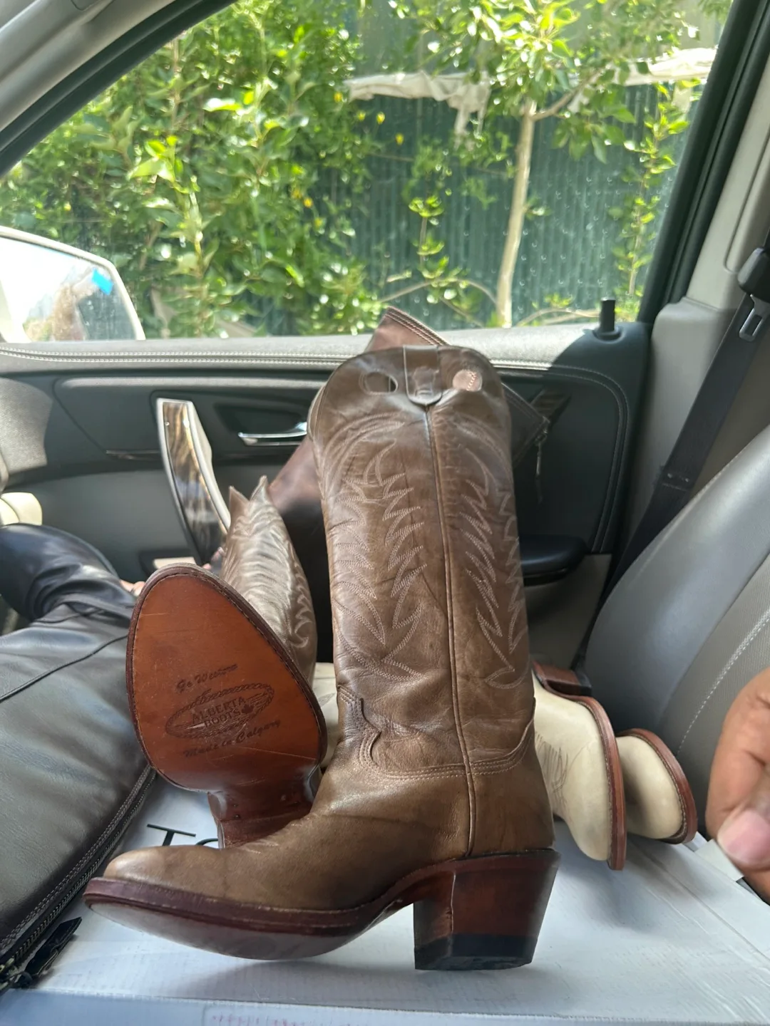 Brand New Go Western Stampede Leather Cowboy Boots image indicator(5)