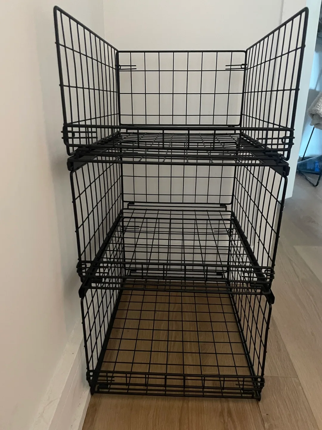 Sliding metal Organizer - Black thumbnail