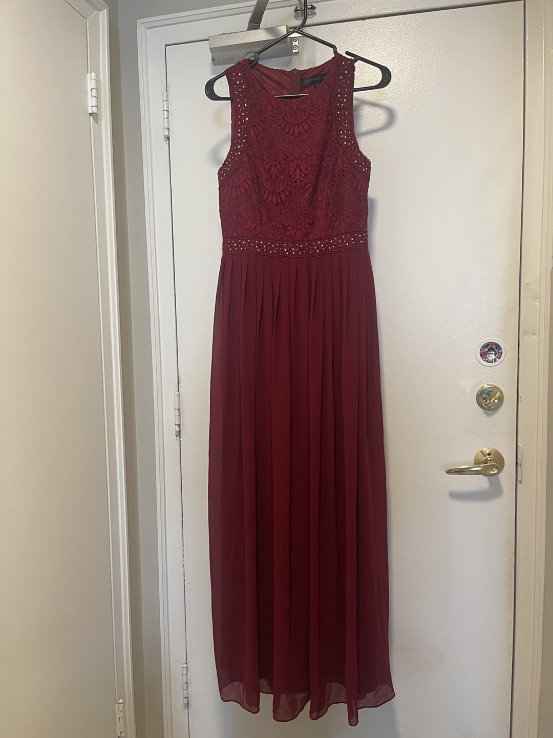 Ever Pretty Burgundy Lace Maxi Dress - photo 2