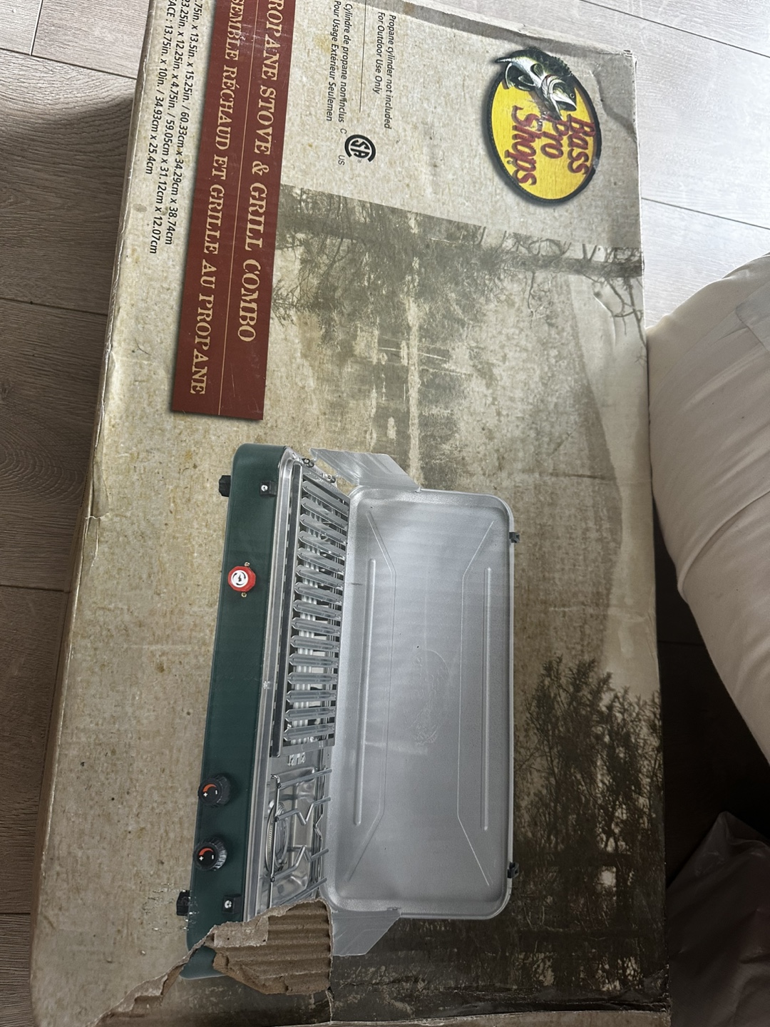 Bass Pro Shops Propane Stove & Grill Combo