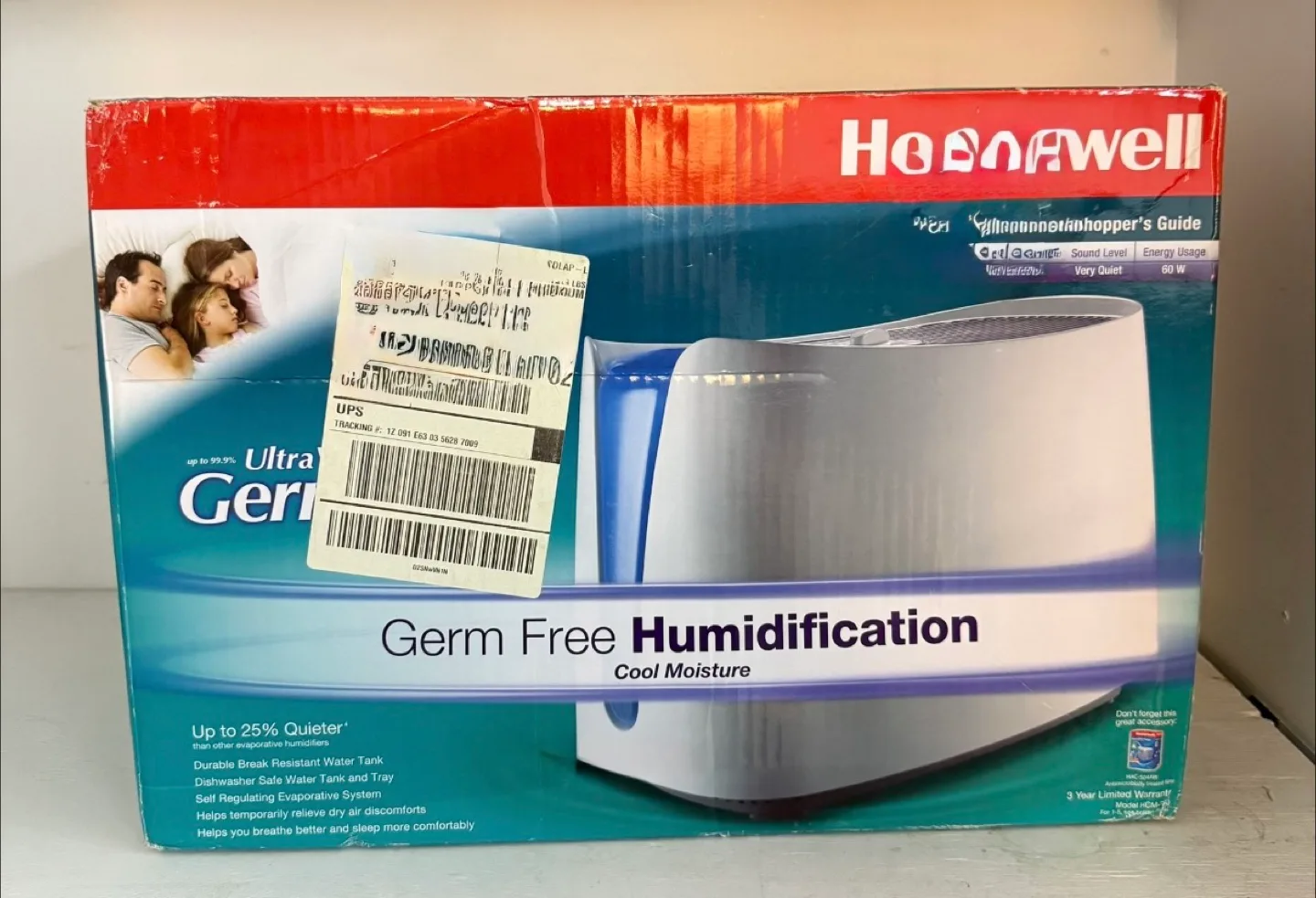 Honeywell Germ-Free Cool Moisture Humidifier thumbnail