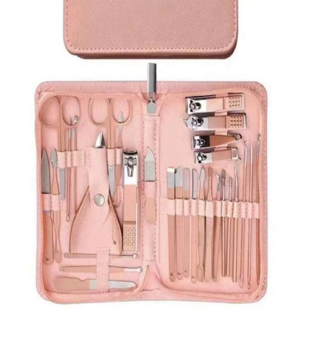 30 Piece Manicure Set - Nail Clippers & Grooming Kit thumbnail