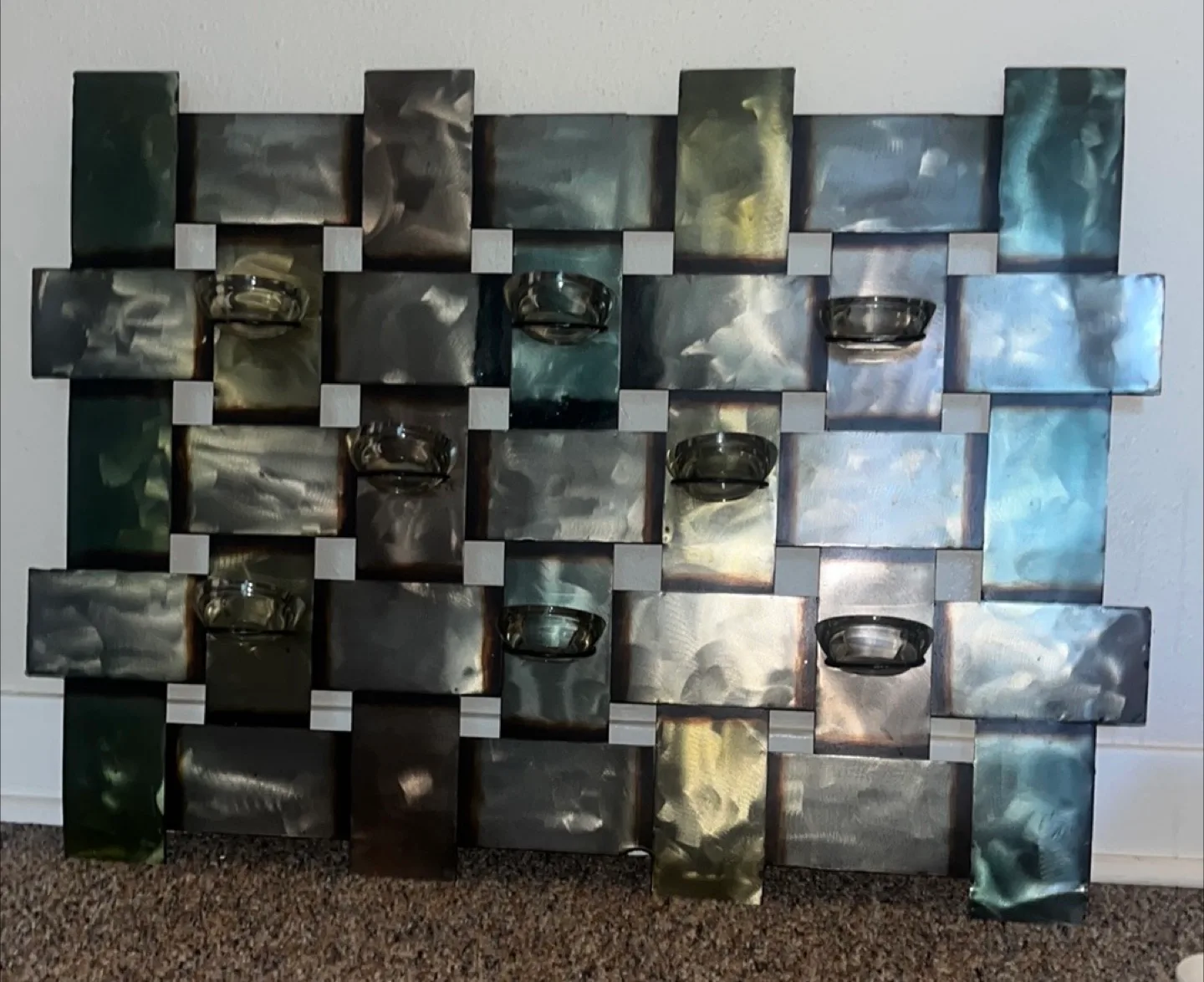 HomeSense Wall Decor with Candle Holders thumbnail